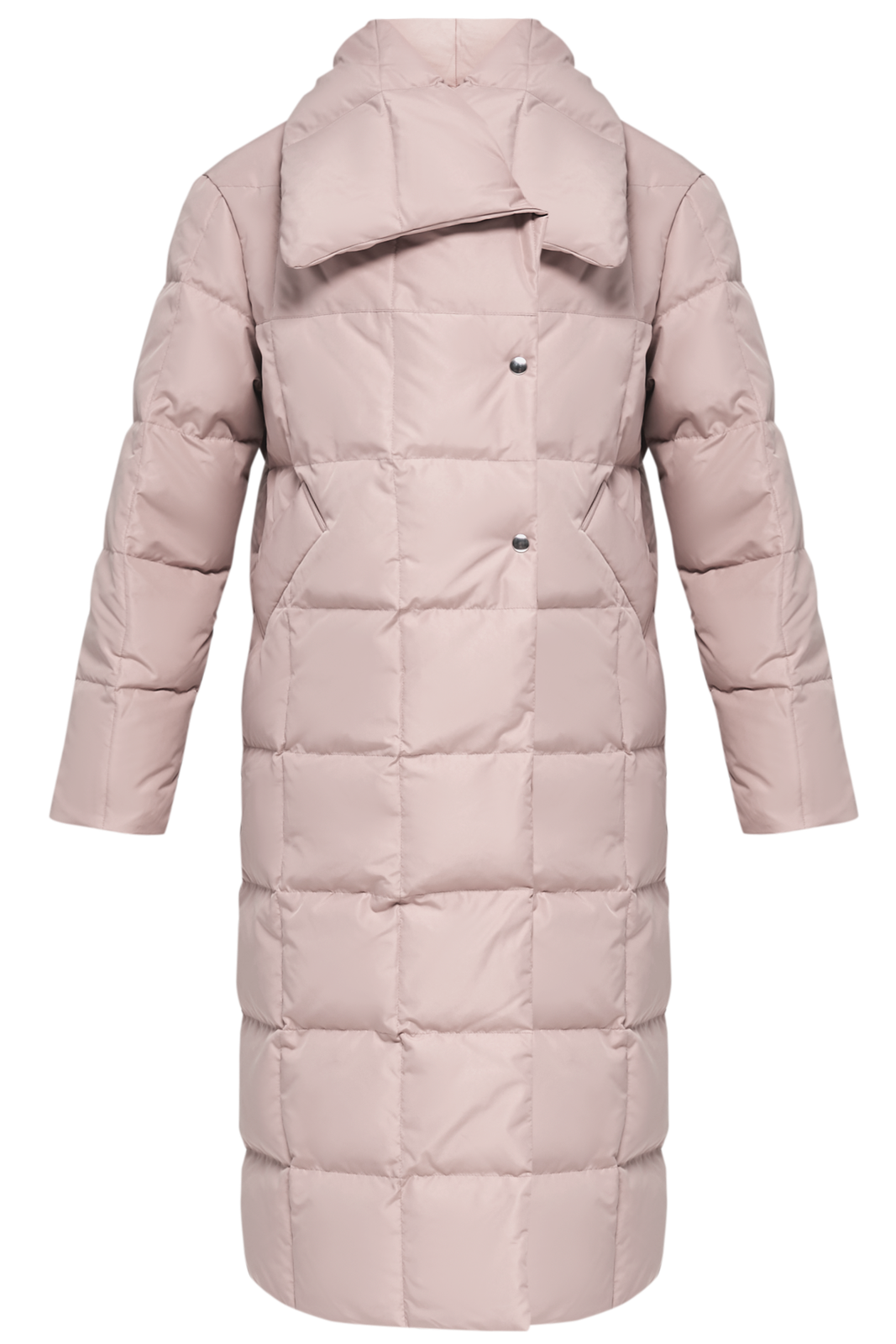 Стеганый пуховик - пик популярности в этом сезоне. Данная модель дополненавысоким воротом. Он позволяет носить пуховик без шарфа.
Изделие дополнено втачными карманами.Застежка на кнопки.
У модели удобный крой рукава, что позволяет подвернуть или укоротить его.

Защищает от ветра и дождя, держит тепло до -25.

На модели размер XS/S