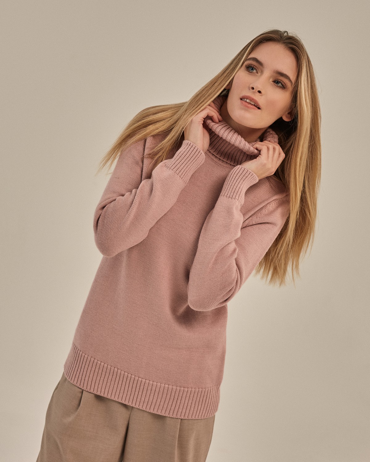 Водолазка, SW-005 (розовый)