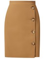 Юбка длины мини с пуговицами по краю, цвет: кэмел Allweneed Прямая юбка длины мини на высокой посадке. модель дополнена 4 декоративными пуговицами по левому боку. Верхний срез обработан отрезным поясом.
Цветомодели кэмел и терракотовый на 35% выполнены из переработанного пластика.
На модели размер XS