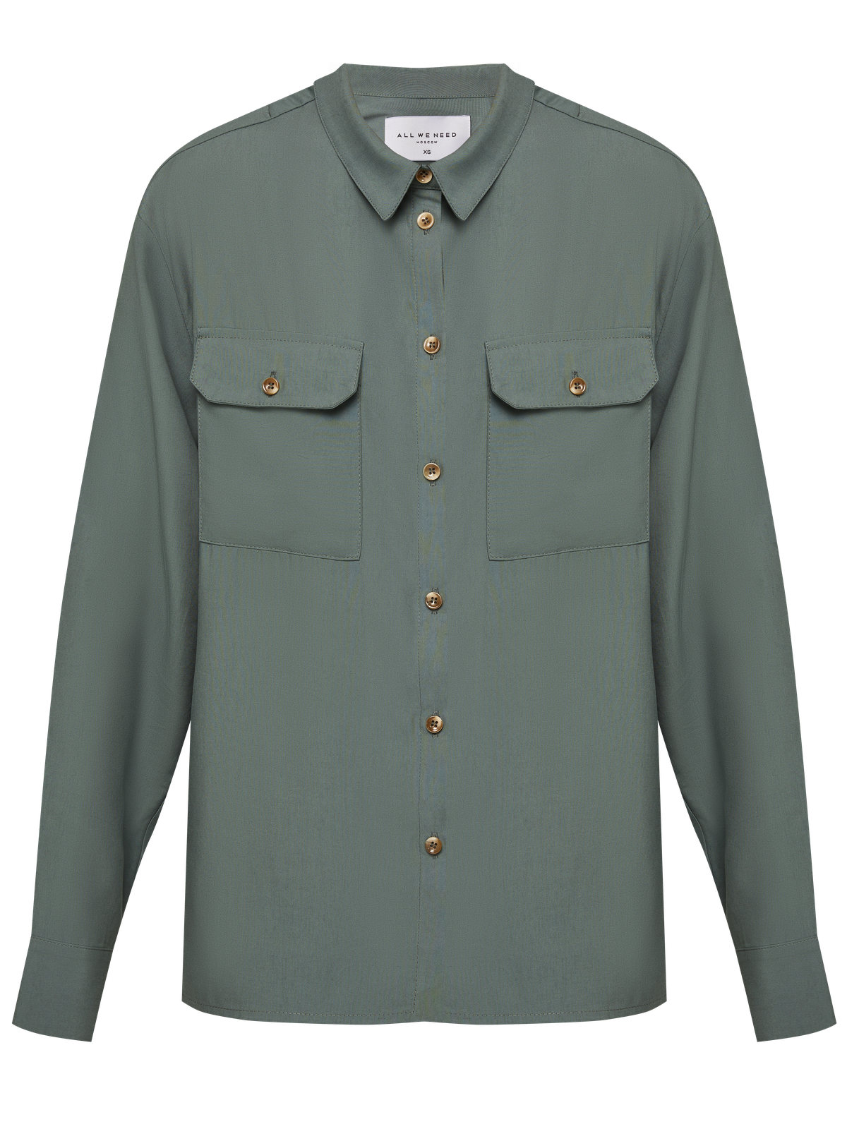 Рубашка свободного кроя со спущенным плечом, цвет: оливковый Allweneed Хлопковая рубашка свободного кроя с удлиненной спинкой бестселлер базовой коллекции. Дополнена накладными карманами с клапанами на груди и разрезами по бокам. Актуальный силуэт как будто Вы украли ее у бойфренда идеален для создания расслабленных и деловых образов. В базовой весенней капсуле мы выпустили ее в 5оттенках.
На модели размер XS