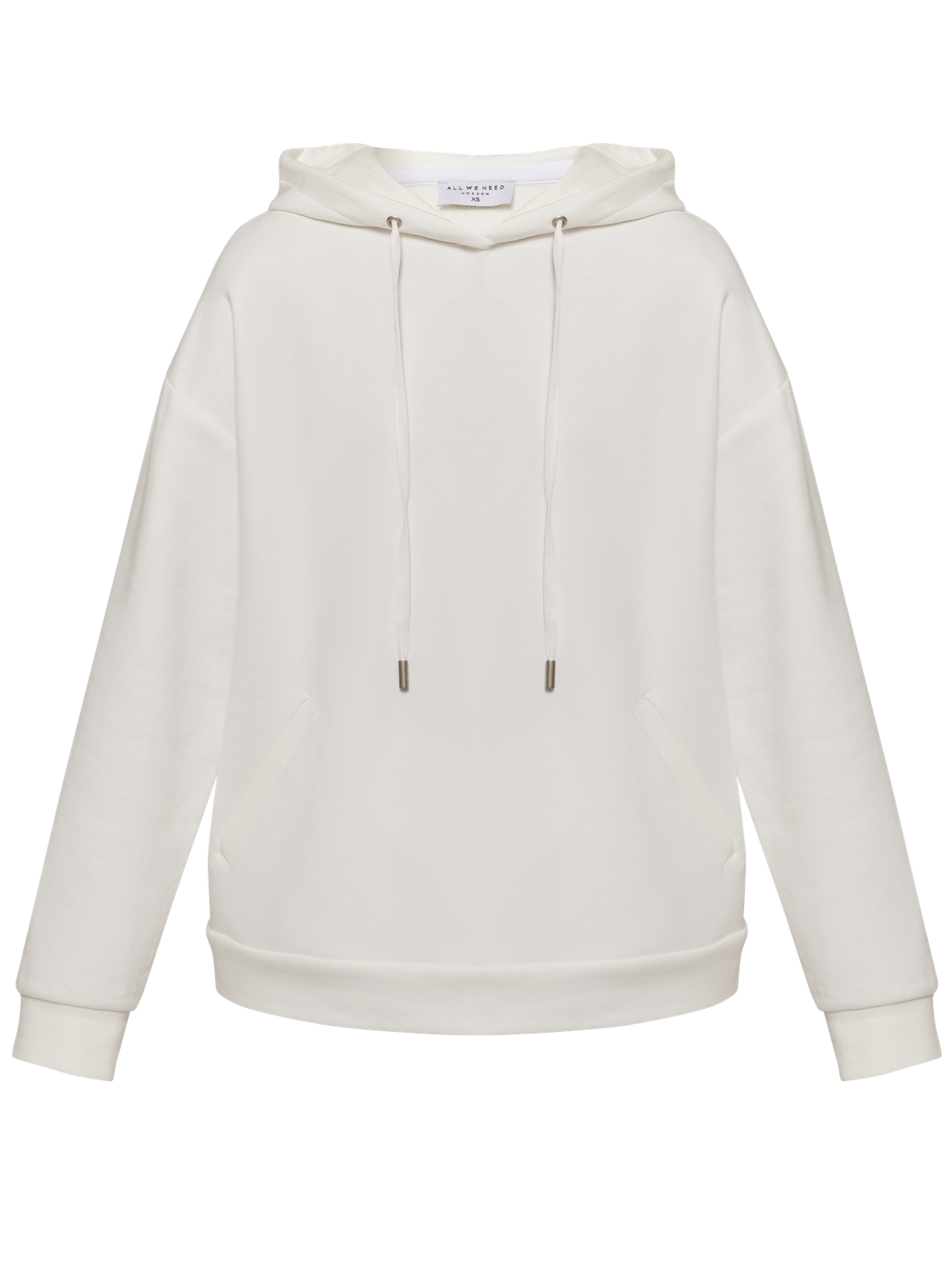 Худи свободного силуэта. Модель дополнена регулируемым капюшоном и двумя карманами. Дополните расслабленный образ спортивными брюками в тон.

На модели размер XS