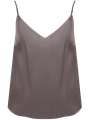 Двухслойный шелковый топ в бельевом стиле с V образным вырезом незаменимая база.Наш совет купите топ в нескольких цветах, сочетающихся с вашим любимым брючным костюмом, чтобы создавать больше образов под настроение.

На модели размер XS