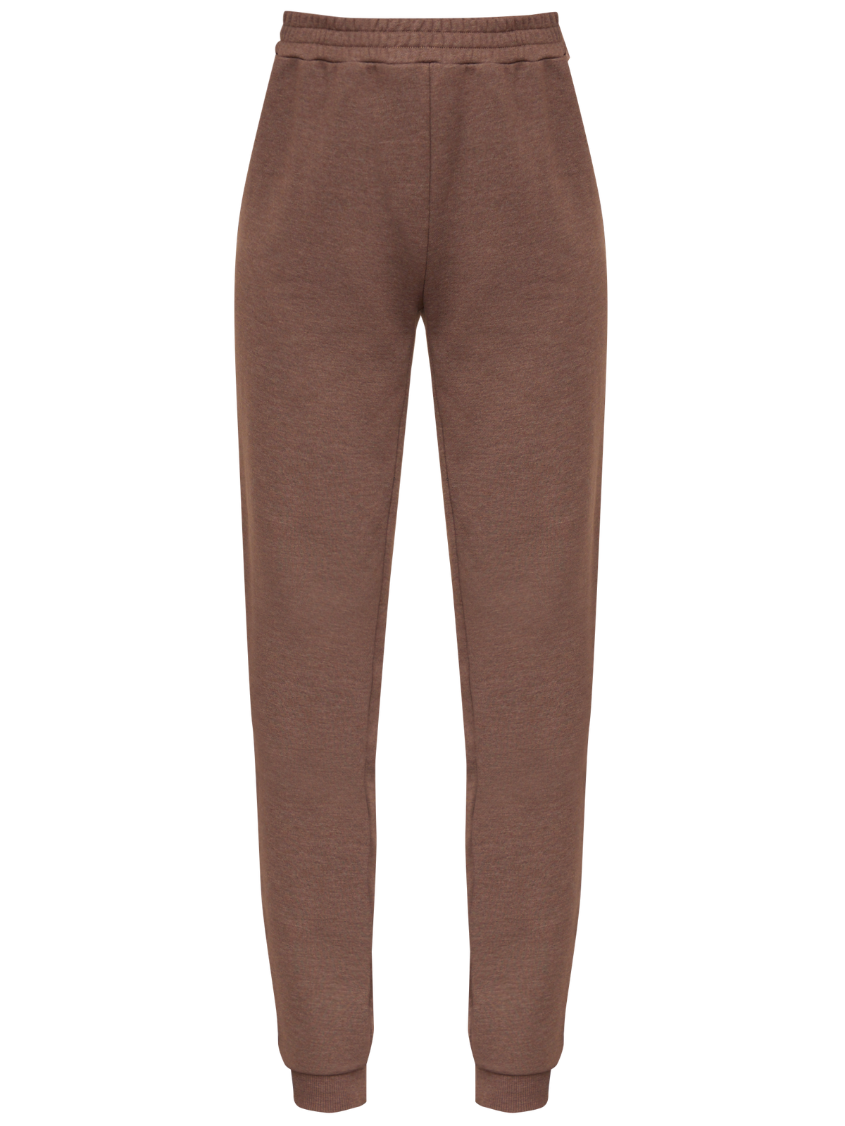 Брюки на резинке из футера, цвет: коричневый меланж Allweneed Брюки свободного силуэта на резинке. Модель дополнена манжетами из основной ткани по низу изделия. Сочетайте брюки со спортивной обувью, базовыми футбoлками и свитшoтами.
На модели размер XS/S