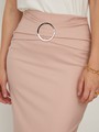 Юбка-карандаш с драпировкой на поясе, цвет: светло-розовый Allweneed
Юбка-карандаш оформлена декоративной драпировкой и поясом с широкой круглой пряжкой. Шлица для удобства ходьбы сзади. Модель идеально подчеркнет фигуру и поможет создать стильный деловой образ.
На модели размер M