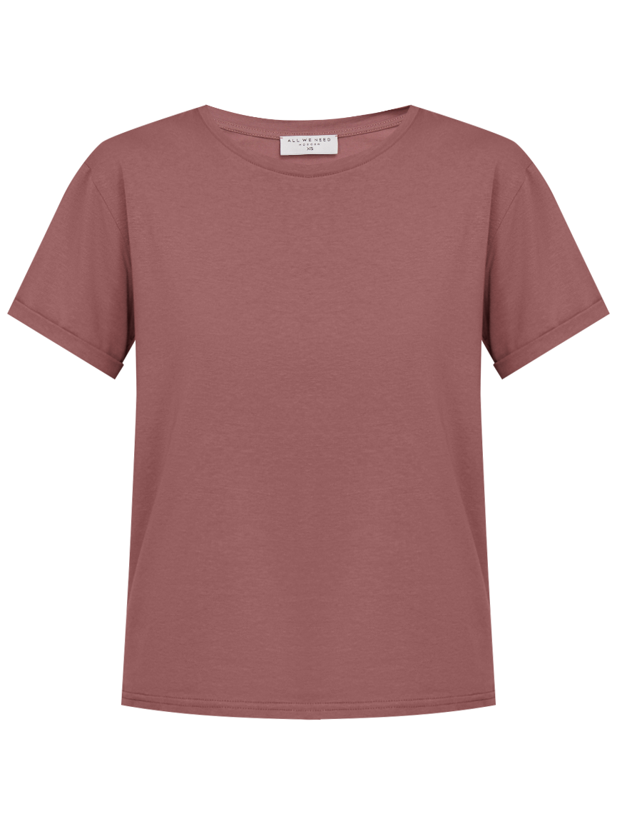 Футболка свободного кроя из слегка тянущегося хлопкового материала. В новой коллекции мы выпустили футболки в новыхбазовых, пастельных и приглушенных цветах.

На модели размер XS