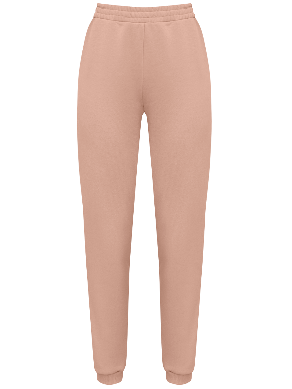 Брюки свободного силуэта на резинке. Модель дополнена манжетами из основной ткани по низу изделия. Сочетайте брюки со спортивной обувью, базовыми футбoлками и свитшoтами.

На модели размер XS/S