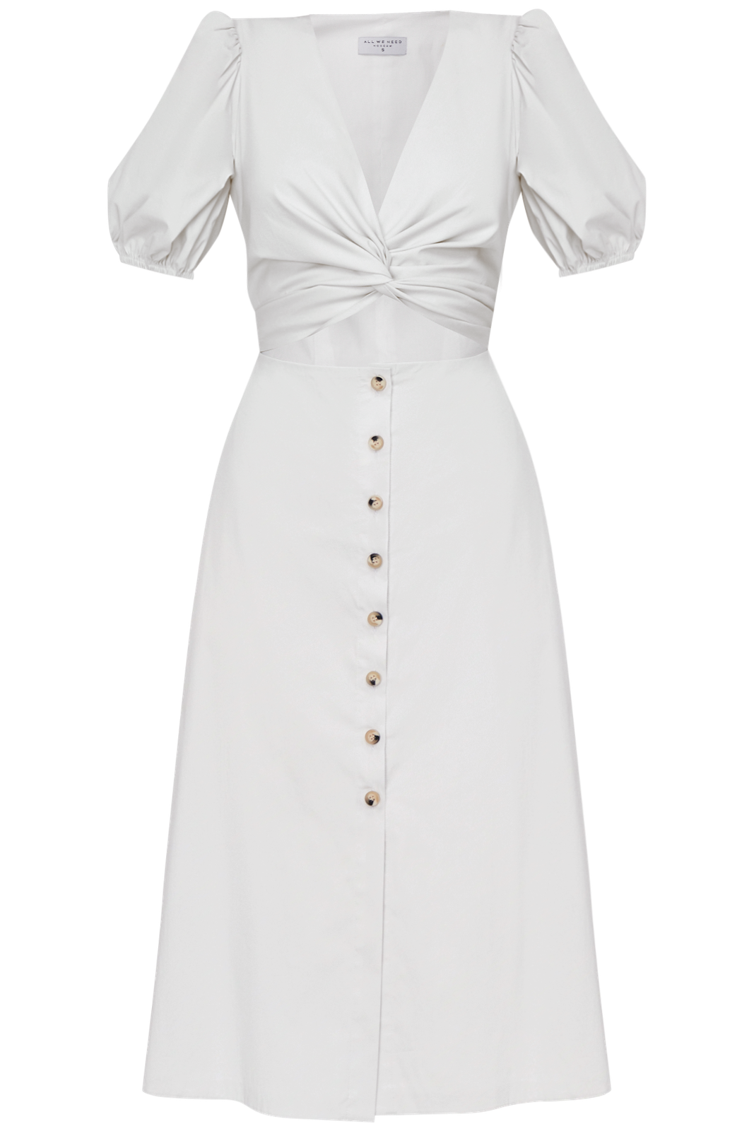 Платье-миди с обьемными рукавами , цвет: белый Allweneed
Миди платье напоминает комплект из топа и юбки, надетых по отдельности. Топ оформлен объемными рукавами со сборками, а юбка повторяет А-силуэт и создает женственный образ. Декоративная драпировка по центру и вырез оголяют пресс и придают соблазнительное настроение образу.
На модели размер M