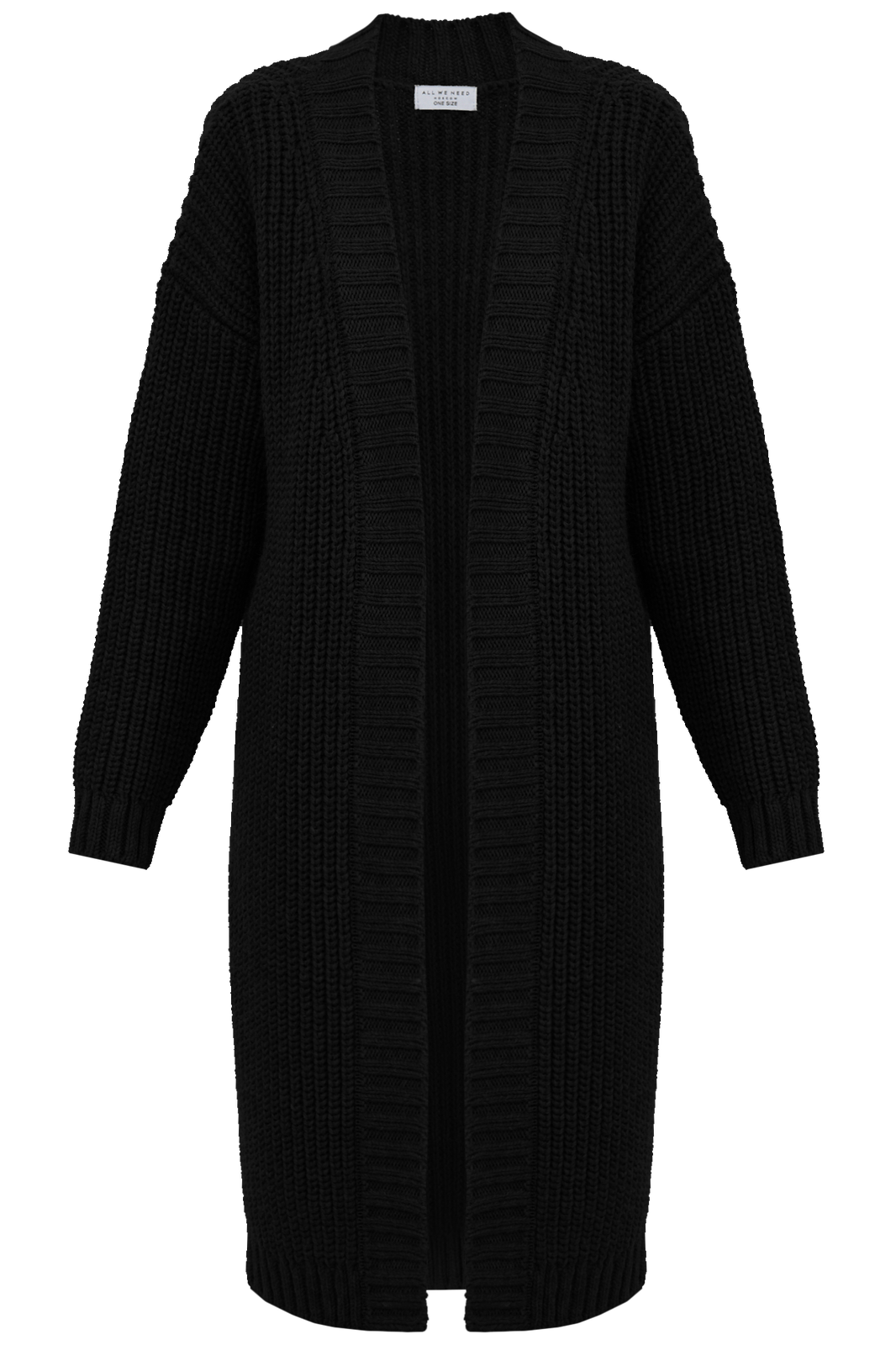 Oversize кардиган, цвет: Черный Allweneed
Кардиган oversize кроя из трикотажной ткани. Приспущенные рукава, манжеты и окантовка в широкий рубчик создают уютное настроение.