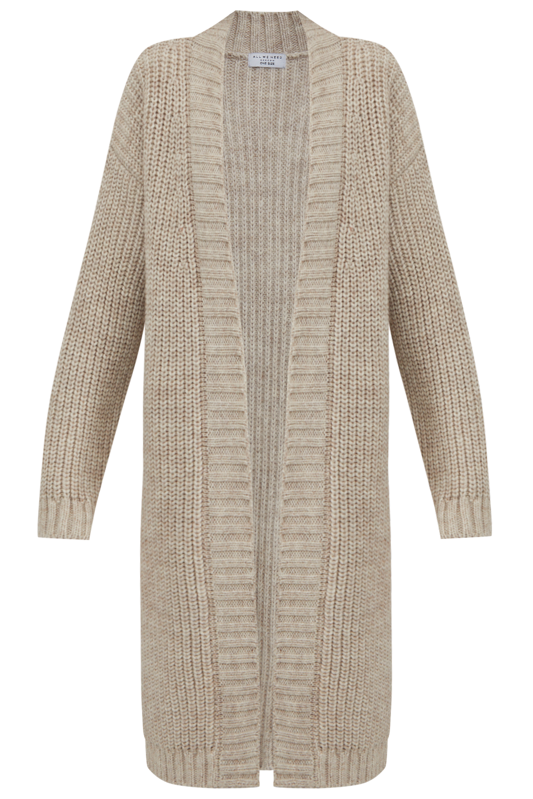 


Кардиган oversize кроя из трикотажной ткани. Приспущенные рукава, манжеты и окантовка в широкий рубчик создают уютное настроение.