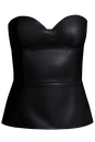 


Топ-корсет из мягкой матовой эко кожи. Вырез сердечко акцентирован чашечками с декоративной контурной прострочкой. Застежка-молния на спинке.

На модели размер XS
