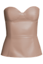 


Топ-корсет из мягкой матовой эко кожи. Вырез сердечко акцентирован чашечками с декоративной контурной прострочкой. Застежка-молния на спинке.

На модели размер XS