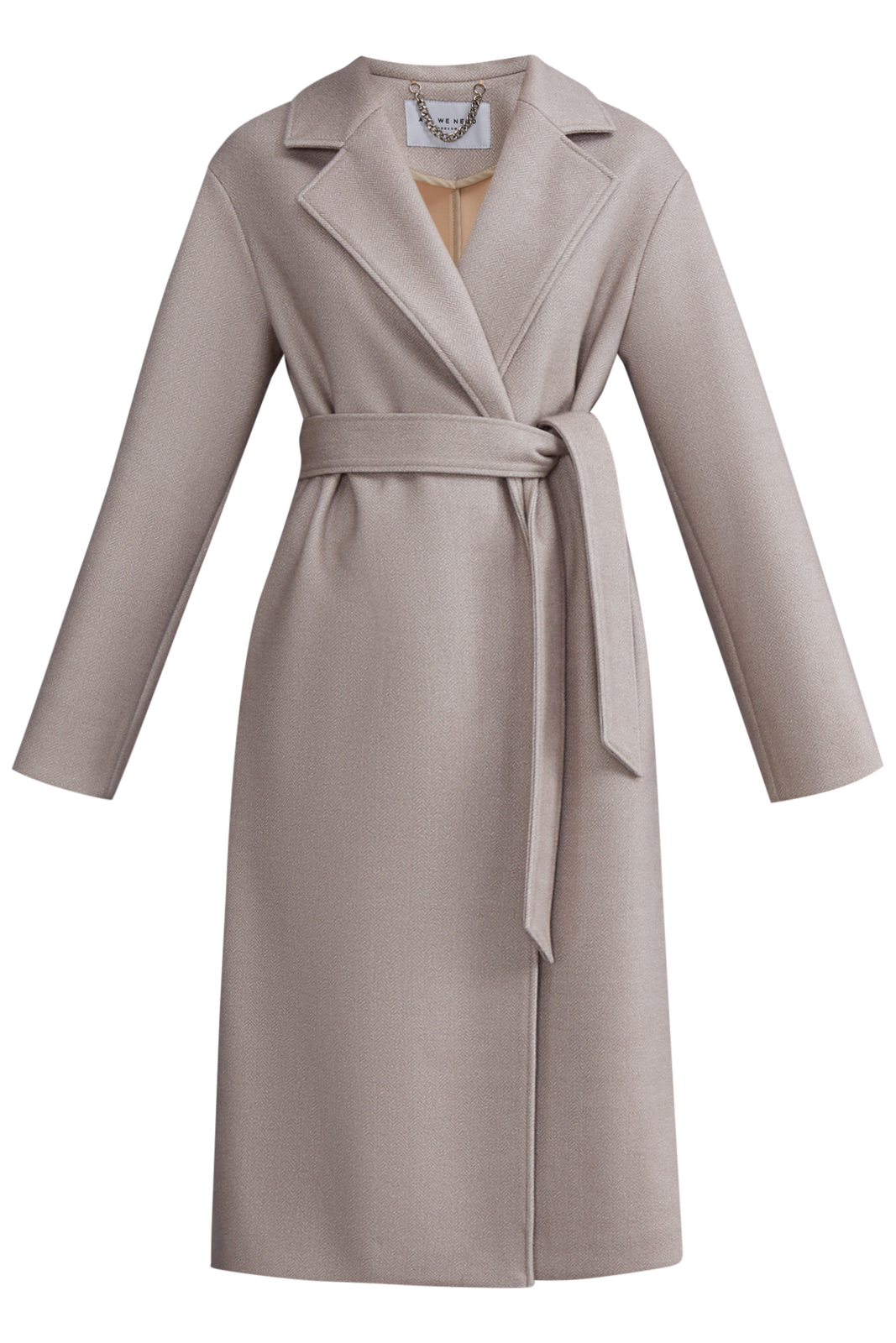 


Пальто oversize кроя выполнено из двусторонней ткани с прострочкой в тон. Лаконичная модель оформлена широкими лацканами и мягким поясом на талии. Покатая линия плеча для дополнительной элегантности.

На модели размер XS