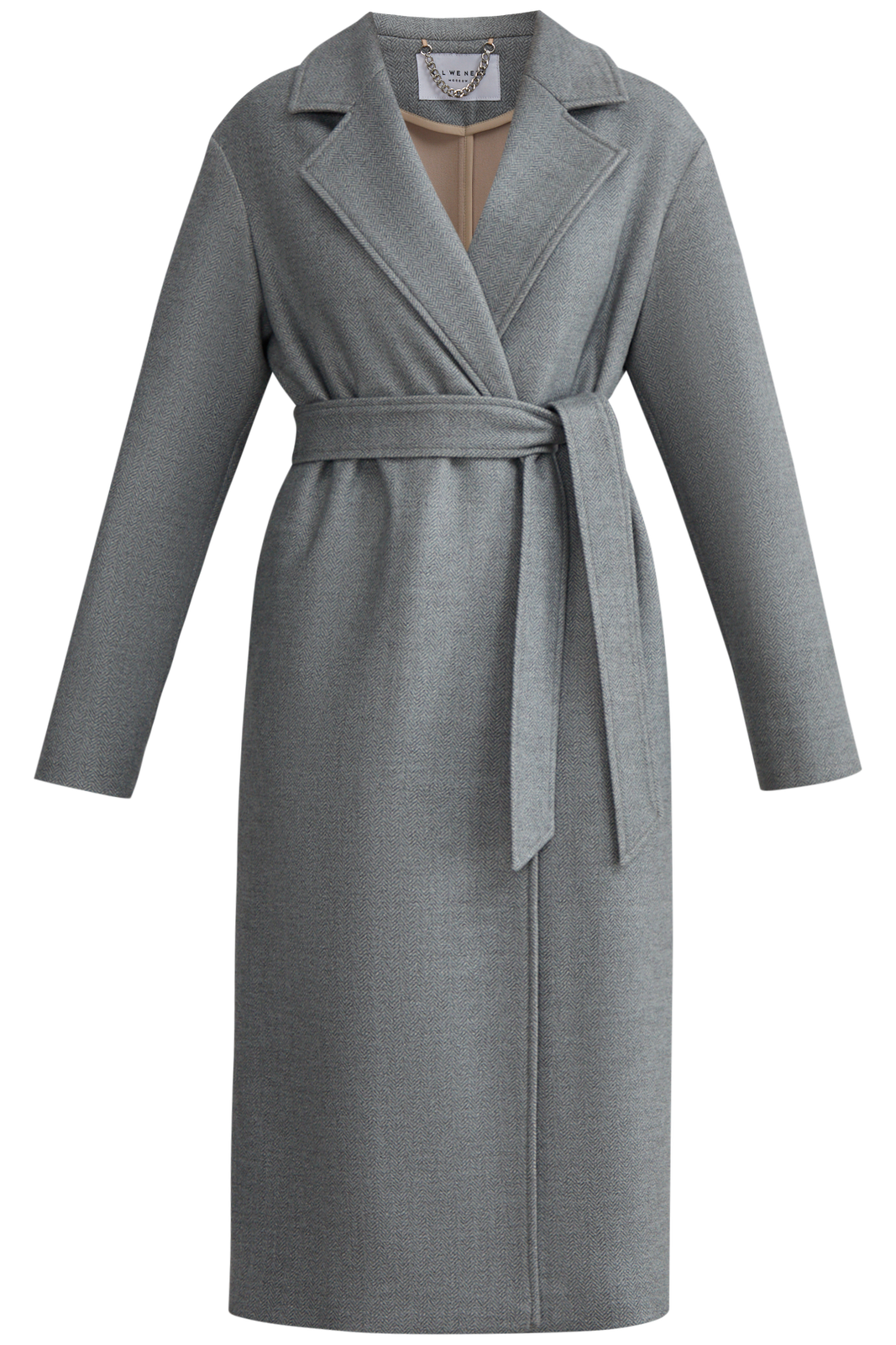 Пальто Oversize из двусторонней ткани, цвет: оливковый Allweneed
Пальто oversize кроя выполнено из двусторонней ткани с прострочкой в тон. Лаконичная модель оформлена широкими лацканами и мягким поясом на талии. Покатая линия плеча для дополнительной элегантности.
На модели размер XS