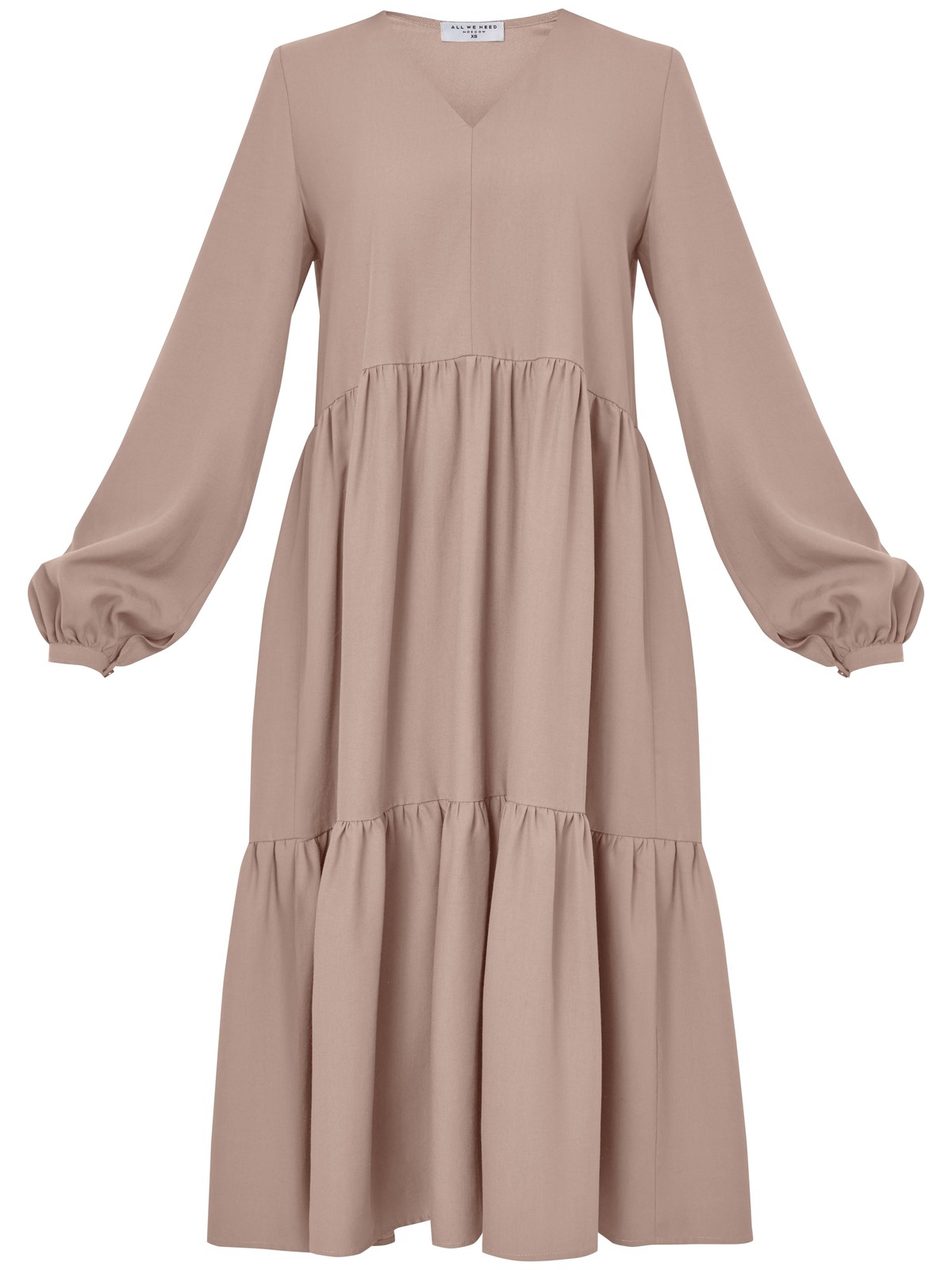 Платье-миди трапеция, цвет: бежевый Allweneed
Однотонное платье миди с каскадными декоративными сборками в актуальных оттенках природной гаммы. Утонченное и одновременно универсальное, оно идеально подойдет как на каждый день, так и для особогослучая. Дополните стильный образ казаками и широкополой шляпой.
На модели размер XS