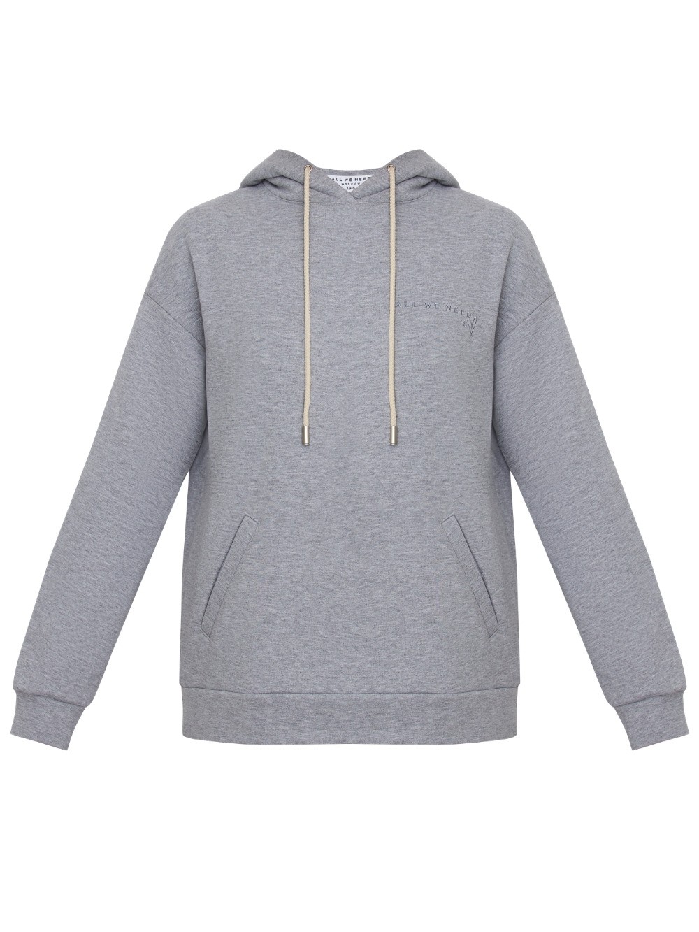 


Толстовка свободной посадки из плотного эластичного хлопка с глубоким капюшоном на кулиске и прорезными карманами. Лаконичная брендированная вышивка ALL WE NEED IS LOVE спереди.

На модели размер XS