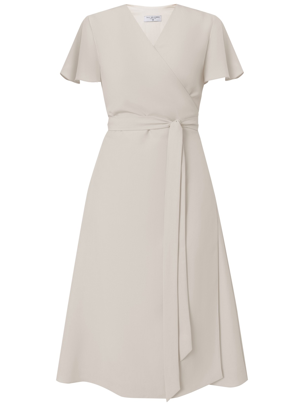 Платье-миди на запах, цвет: молочный Allweneed
Лаконичное платье миди с драпировкой на запах. Рукава-крылышки и мягкий пояс на талии усиливают жентсвенность силуэта. Дополните образ невесомыми босоножками.
На модели размер XS