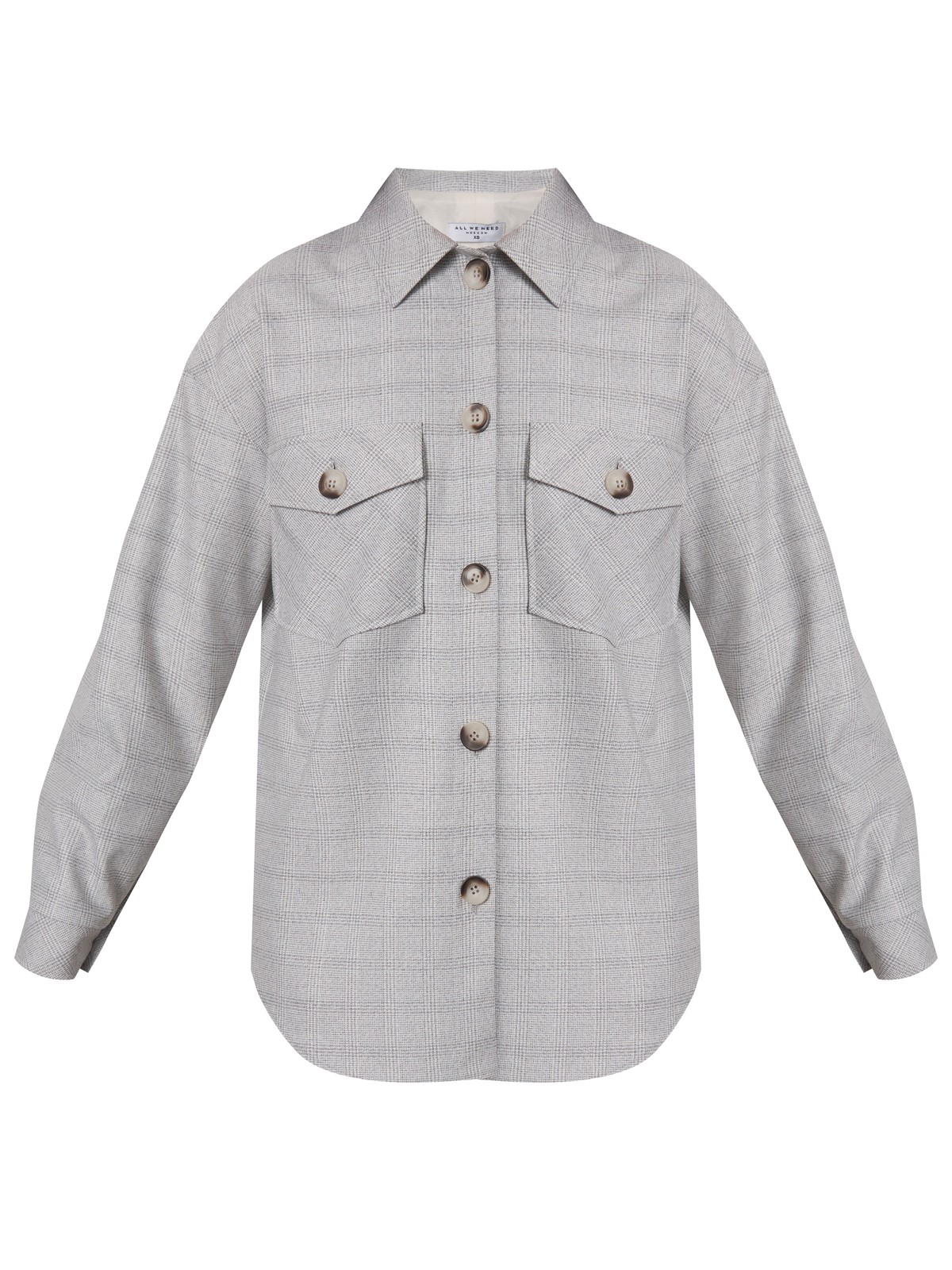 Жакет с накладными карманами, цвет: серая клетка Allweneed
Идеальный симбиоз куртки, жакета и рубашки. Модель с контрастными пуговицами и крупными накладынми карманами станет лучшим демисезонным дополнением любого гардероба.
На модели размер XS