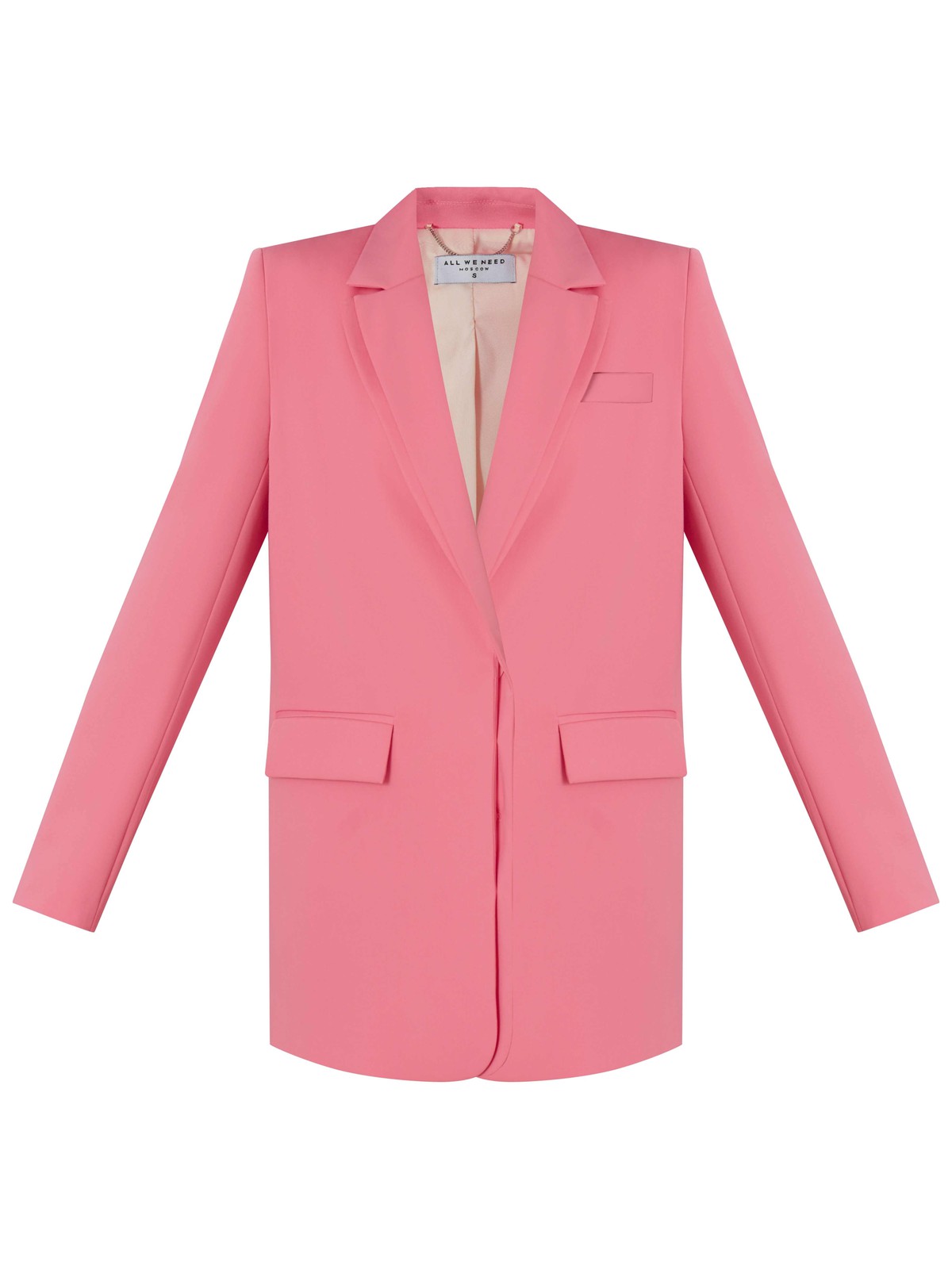 


Этот жакет из новой коллекции - настоящая вещь-заявление. Мы переосмыслили классический силуэт, добавив дополнительный слой по лацканам и планке-застежке. Сочетайте его с контрастным топом и брюками в тон из аналогичной коллекции.

На модели размер S