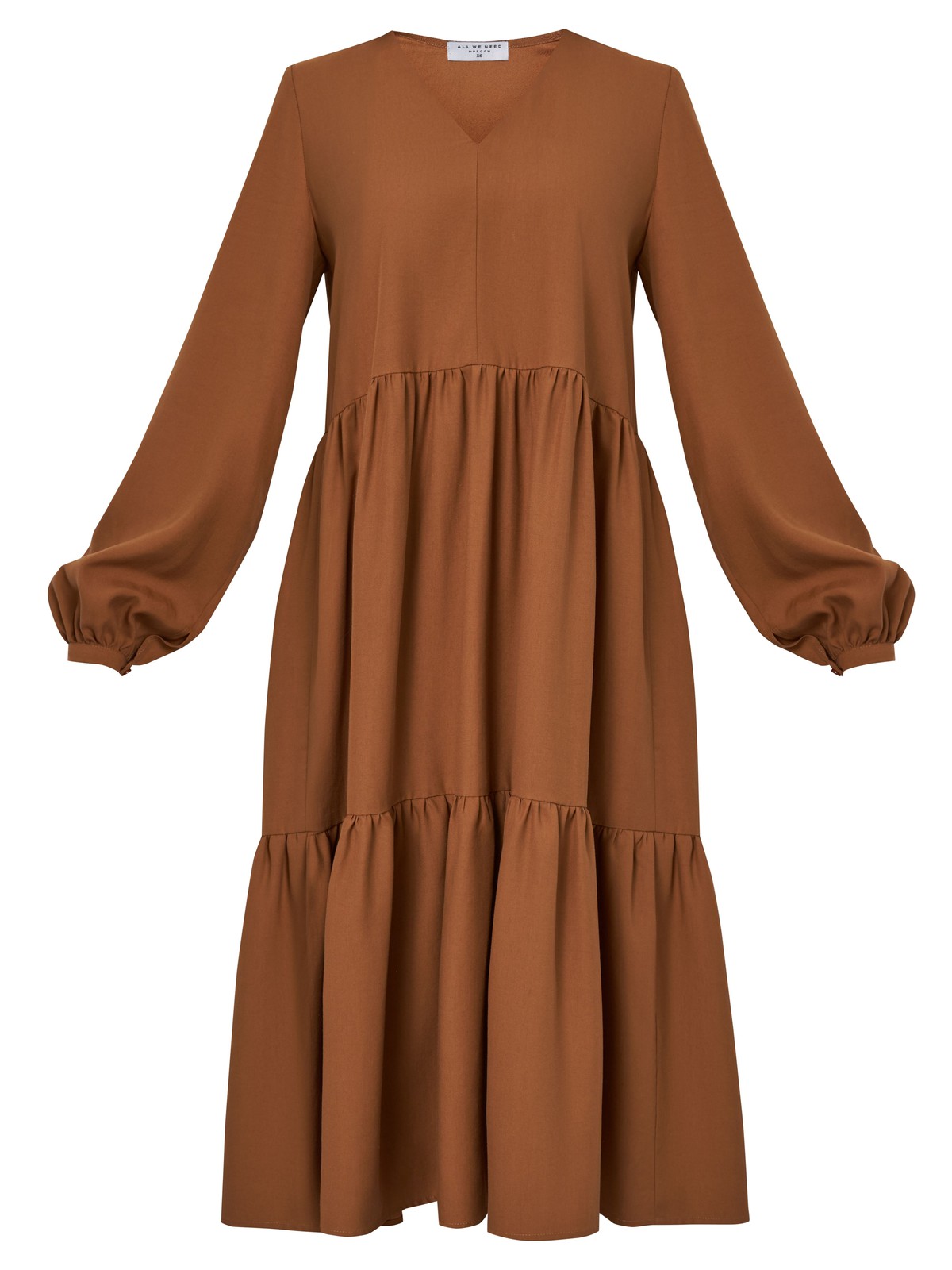 Платье-миди трапеция, цвет: кэмел Allweneed
Однотонное платье миди с каскадными декоративными сборками в актуальных оттенках природной гаммы. Утонченное и одновременно универсальное, оно идеально подойдет как на каждый день, так и для особогослучая. Дополните стильный образ казаками и широкополой шляпой.
На модели размер XS