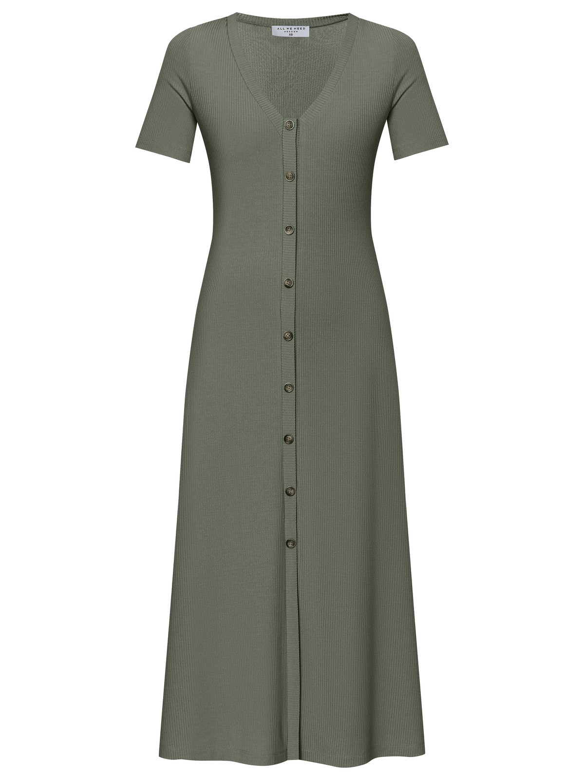 


Трикотажное миди платье с V-образным вырезом и застежкой на пуговицы. Нежнейшая вискоза, изготавливаемая из древесной целлюлозы, придает ткани мягкость и воздухопроницаемость.

На модели размер XS