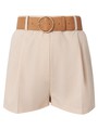 




Укороченные шорты с ремнем из эко-кожив нейтральной природной гамме. Модель высокой посадки подчеркнет талию. В комплект к шортам в коллекции можно подобрать жакет и рубашку из такой же ткани.

На модели размер XS