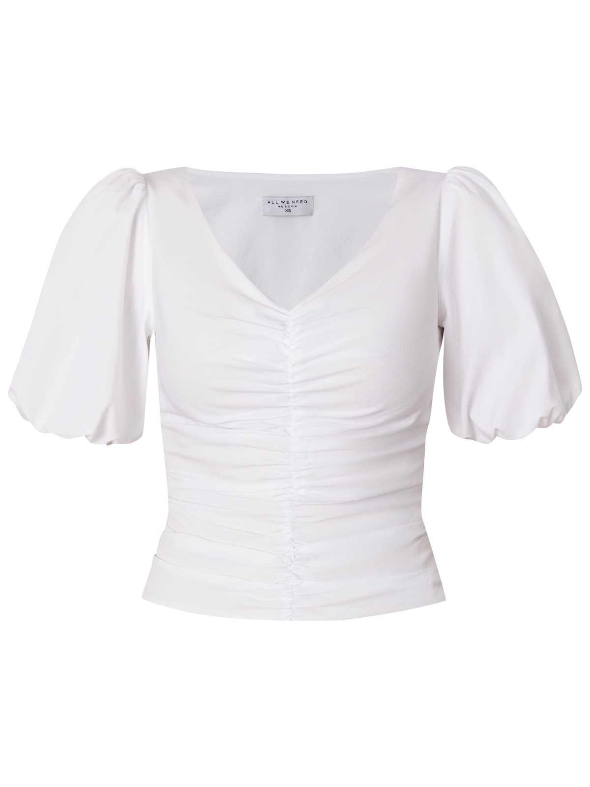 




Топ с V-декольте, объемными рукавами и мелкими сборками по центру. Подкладка из 100% вискозы. Он легко дополнит практически любой образ из сезонной коллекции.

На модели размер XS