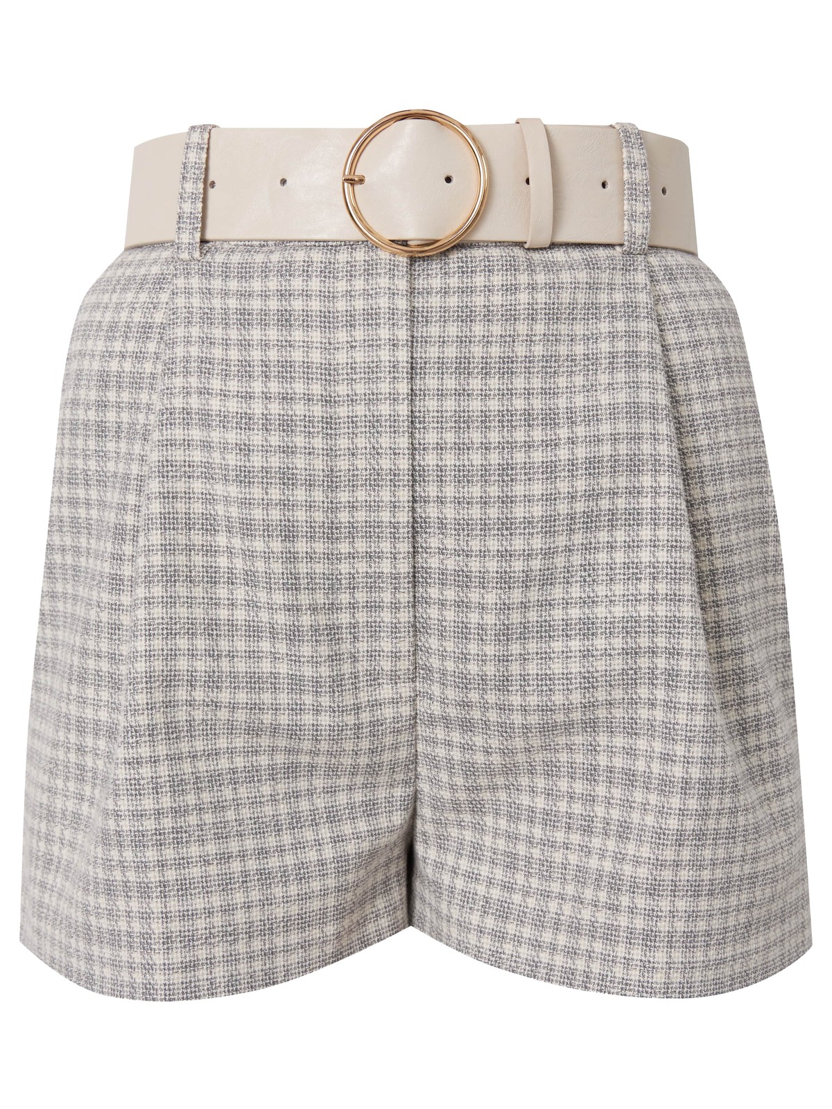 Шорты , цвет: серо-бежевая клетка Allweneed
Укороченные шорты с ремнем из эко-кожив нейтральной природной гамме. Модель высокой посадки подчеркнет талию. В комплект к шортам в коллекции можно подобрать жакет и рубашку из такой же ткани.
На модели размер XS