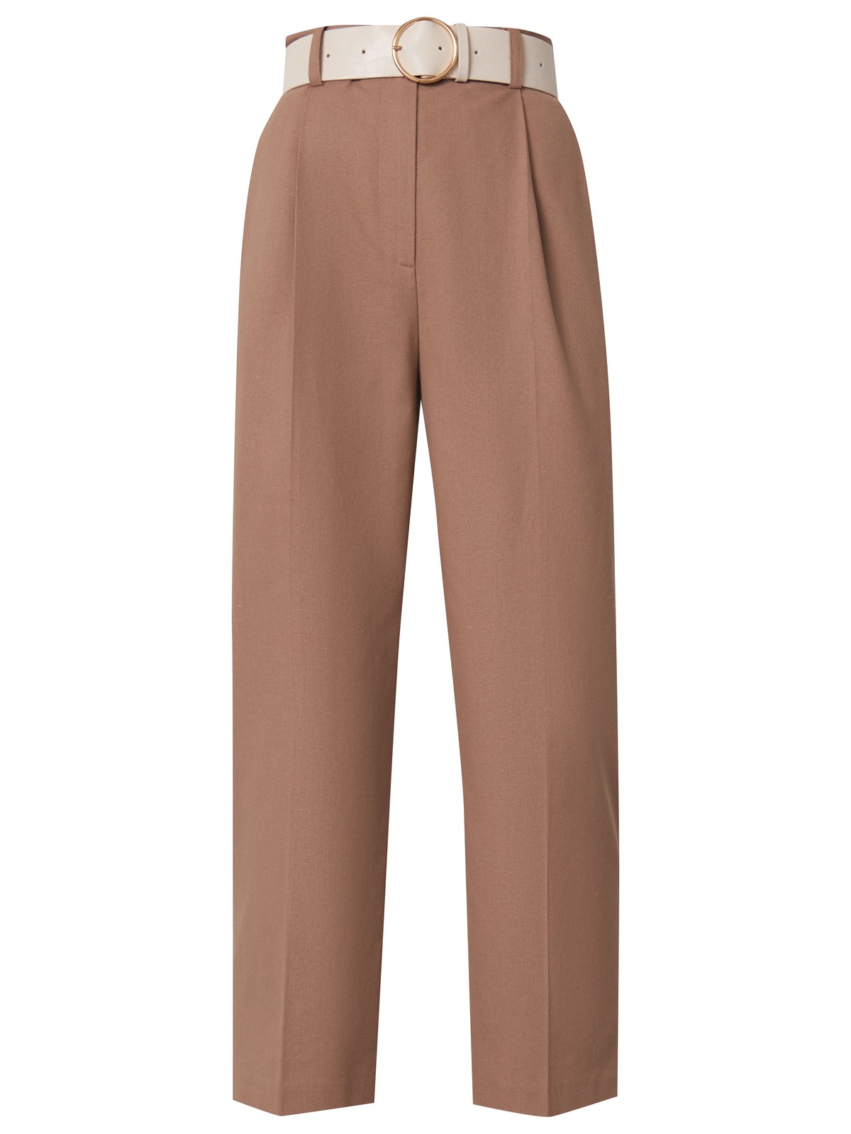 Брюки-бананы , цвет: какао Allweneed
Брюки-бананы с ремнем из эко-кожи в комплекте
Эти брюки - настоящий маст-хэв весенне-летнего сезона! Они выполнены из легкой льняной ткани и максимально комфортны в ношении. Природная цветовая гамма придаст гармонию любому образу. В комплект к брюкам
подберите жакет в тон из той же коллекции.
На модели размер XS