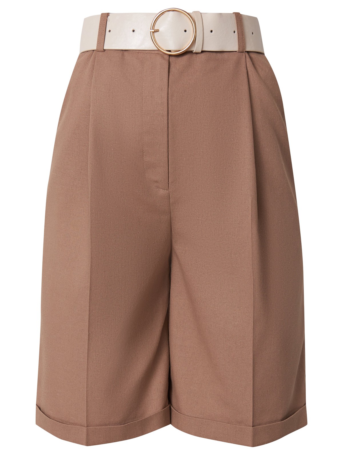 Шорты-бермуды, цвет: какао Allweneed
Шорты бермуды - внесезонный хит коллекций уже несколько сезонов подряд. Наша новинка универсальной длины из легкой льняной ткани отлично смотрится на любой фигуре: благодаря высокой посадке на талии и мягким защипам по бокам. В комплект к шортам из коллекции можно подобрать жакет и рубашку из такой же ткани. Ремень из искусственной кожи в комплекте.
На модели размер XS