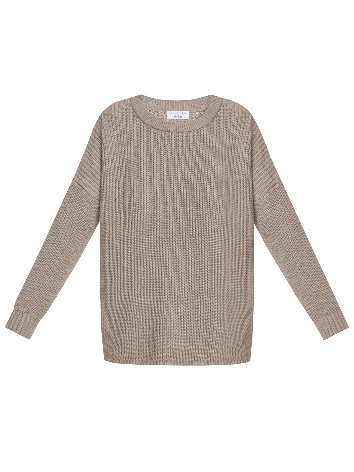 Свитер с круглым вырезом, цвет: какао Allweneed Хлопковый свитер крупной вязки с круглым вырезом. В нем удобно и уютно, его обладательница будет выглядеть как никогда женственно и изящно. Нежный хлопок дышит и позволяет поддерживать оптимальный температурный режим.
На модели размер one size