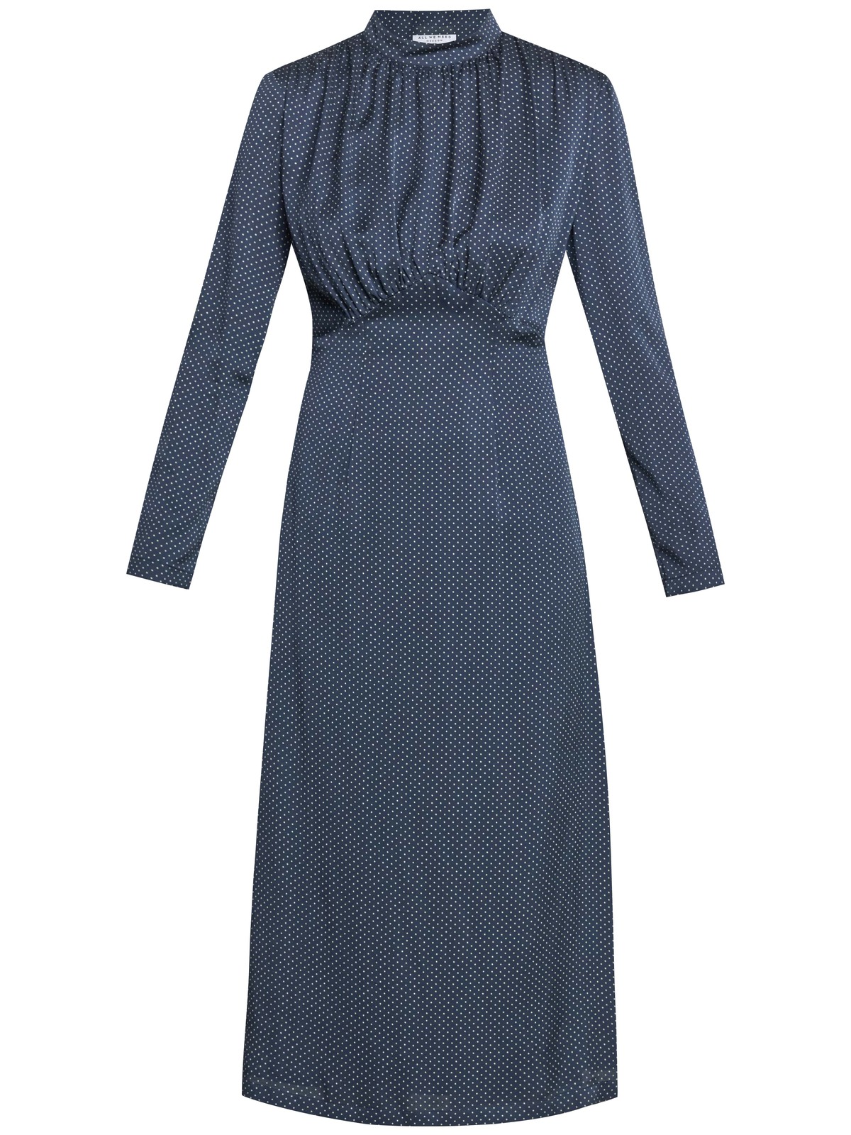 


Лаконичное женственное платье из мягкой ткани с атласной текстурой. Особенность этого платья изящная сборка в области шеи и груди, прямая книзу юбка, которые вместе придают образу легкость и подчеркивают текстуру переливающейся ткани. Идеальный выбор для любого события.

На модели размер XS