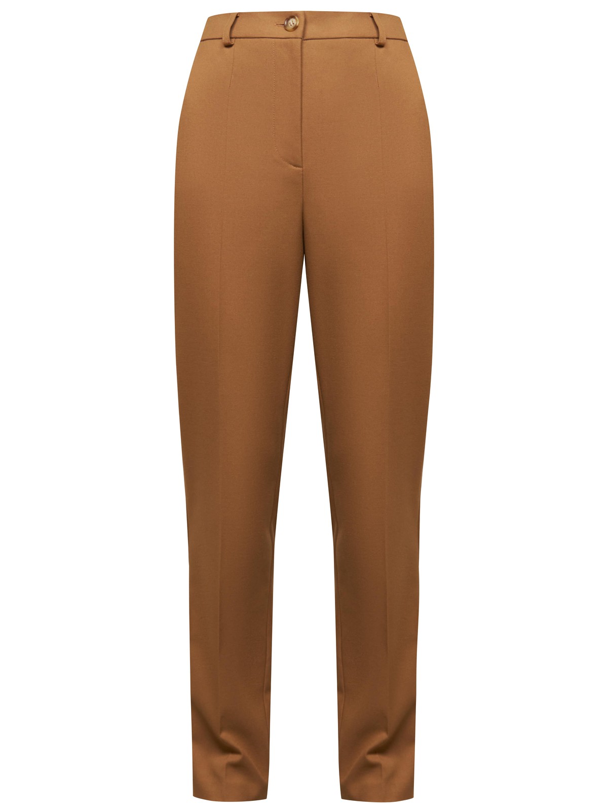 Прямые брюки, цвет: кэмел Allweneed
Классические брюки визуально корректируют пропорции благодаря акценту на талии, вертикальным складкам и плавной линии бедер. Носите в сочетании с контрастным или однотонным топом и жакетом в тон.
На модели размер XS