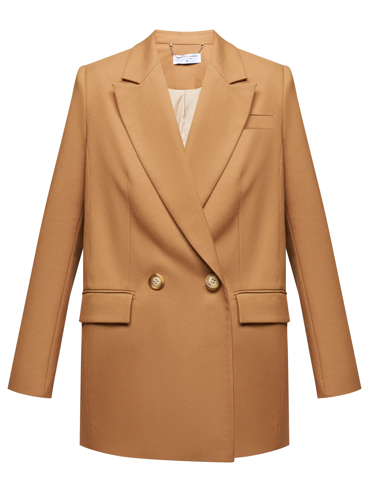 Двубортный жакет, цвет: кэмел Allweneed
Костюмный жакет прямого кроя - классика с заостренными лацканами и карманами на клапанах. Модель выполнена из костюмной ткани, ткань подкладки изготовлена на основе вискозы. Пиджак дополнит образы в casual-стиле с юбками миди, платьями или брюками. Для более расслабленных образов можно подобрать джинсы и платья-комбинации.
На модели размер XS