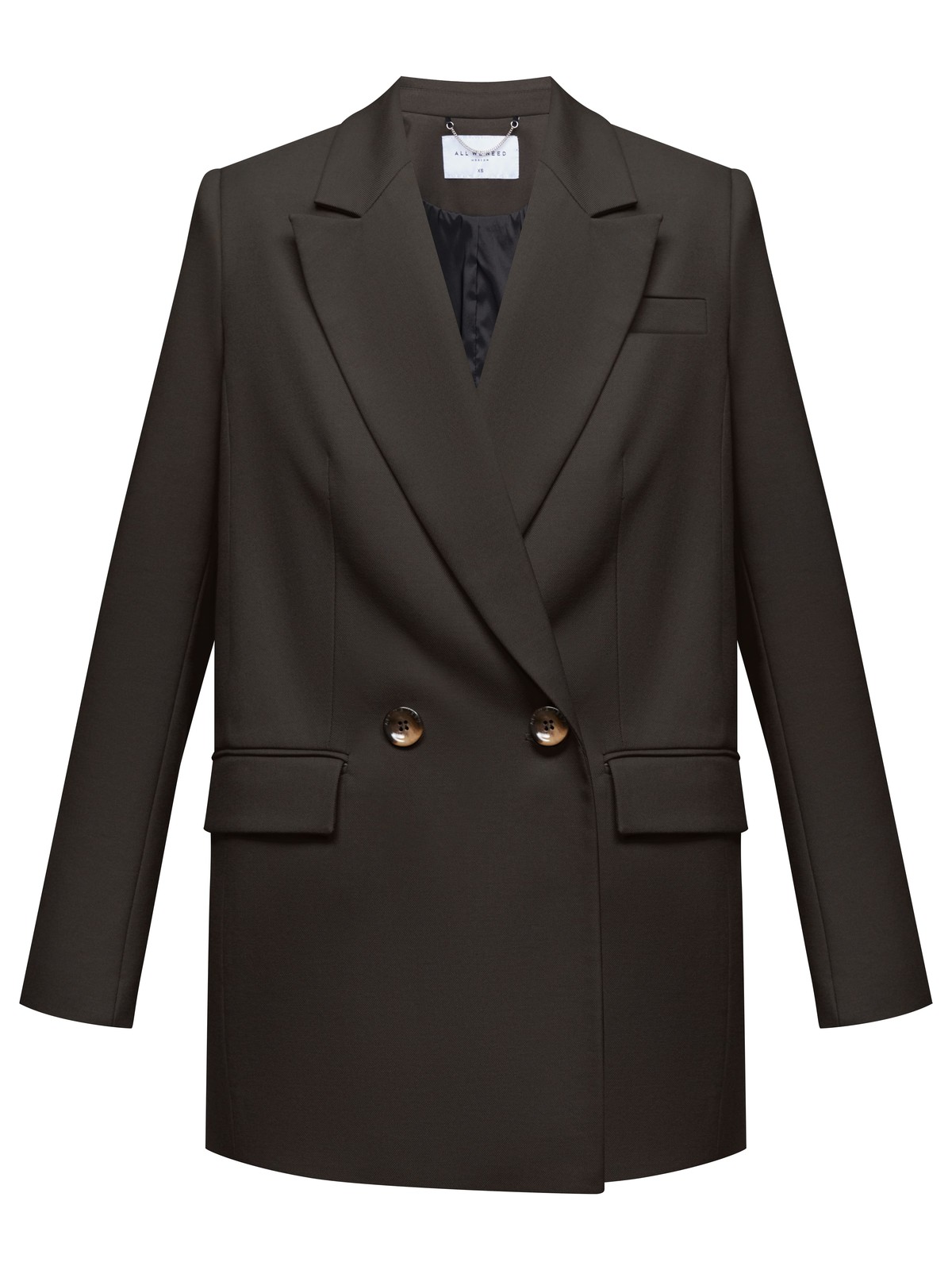 Двубортный жакет, цвет: темный хаки Allweneed
Костюмный жакет прямого кроя - классика с заостренными лацканами и карманами на клапанах. Модель выполнена из костюмной ткани, ткань подкладки изготовлена на основе вискозы. Пиджак дополнит образы в casual-стиле с юбками миди, платьями или брюками. Для более расслабленных образов можно подобрать джинсы и платья-комбинации.
На модели размер XS