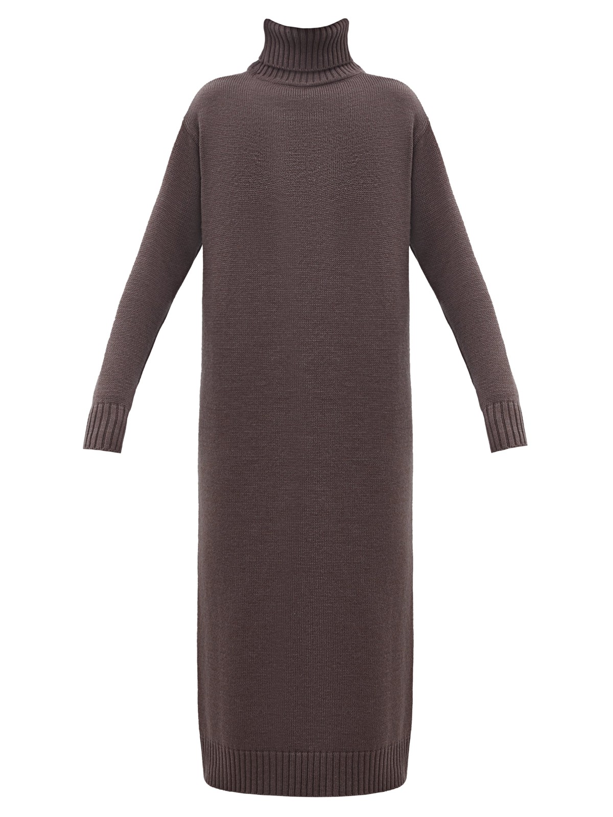 Платье трикотажное, цвет: какао Allweneed Трикотажное платье длины миди прямого кроя. Дополнено широким высоким воротом. По низу рукава и низу изделия притачан манжет, что создает удобство при ношении платья. Идеальный вариант для прохладных зимнихпрогулок и уютных посиделок с друзьями.
На модели размер one size