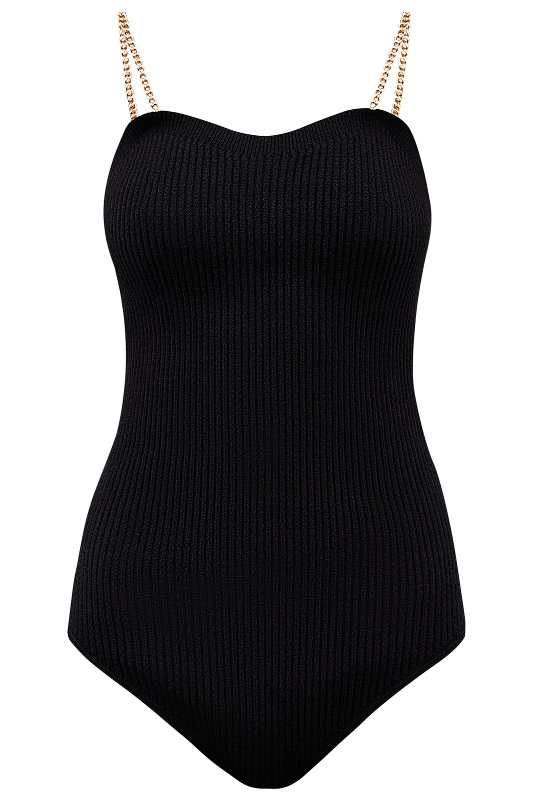 Вязаное боди, цвет: Черный Allweneed
Боди из вязаного трикотажа с золотыми цепочками. Цепочки отстегиваются, и вы можете заменить их при желании. Посадка по фигуре подчеркивает женственные изгибы. Модель выполнена из эластичного материала, который хорошо держит форму и облегает фигуру. Рекомендуем сочетать с брюками и джинсами на высокой посадке.
На модели размер XS-S