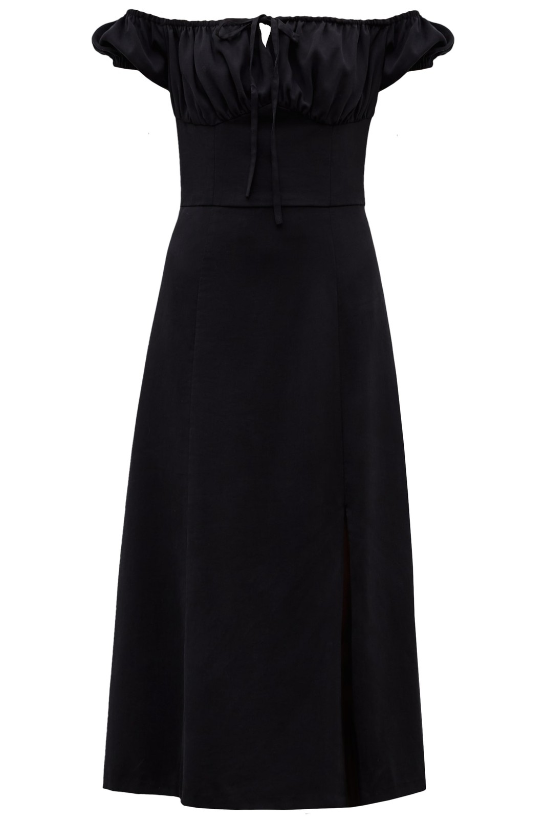 Платье с открытыми плечами, цвет: Черный Allweneed
Платье миди из тенсела. Тенсел материал натурального происхождения, который изготавливают из древесины австралийского эвкалипта. Ткань очень приятна на ощупь и обладает деликатным блеском. Романтичные рукава-фонарики и завязки на груди. Аккуратный разрез спереди, чтобы добавить нотку смелости. Потайная молния на спине. Модель с резинкой в зоне лифа, за счет чего садится хорошо на любую фигуру. Стилизуйте платье для вечернего выхода или на каждый день зимой и летом.
На модели размер XS