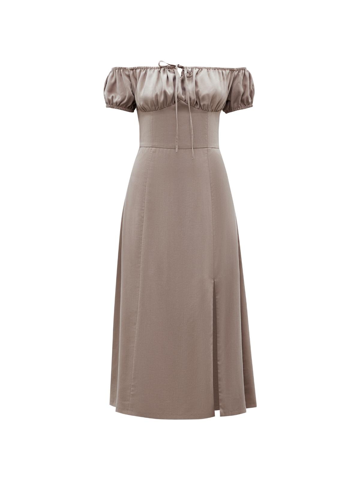 Платье с открытыми плечами, цвет: бежевый Allweneed
Платье миди из тенсела. Тенсел материал натурального происхождения, который изготавливают из древесины австралийского эвкалипта. Ткань очень приятна на ощупь и обладает деликатным блеском. Романтичные рукава-фонарики и завязки на груди. Аккуратный разрез спереди, чтобы добавить нотку смелости. Потайная молния на спине. Модель с резинкой в зоне лифа, за счет чего садится хорошо на любую фигуру. Стилизуйте платье для вечернего выхода или на каждый день зимой и летом.
На модели размер XS