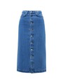 


Юбка миди из денима с высокой посадкой. Прямой силуэт и застежка с пуговицами, чтобы играть с длиной. Пять карманов. Носите эту модель в разное время года: зимой с боди и водолазками, а летом с футболкой и топом.

На модели размер XS