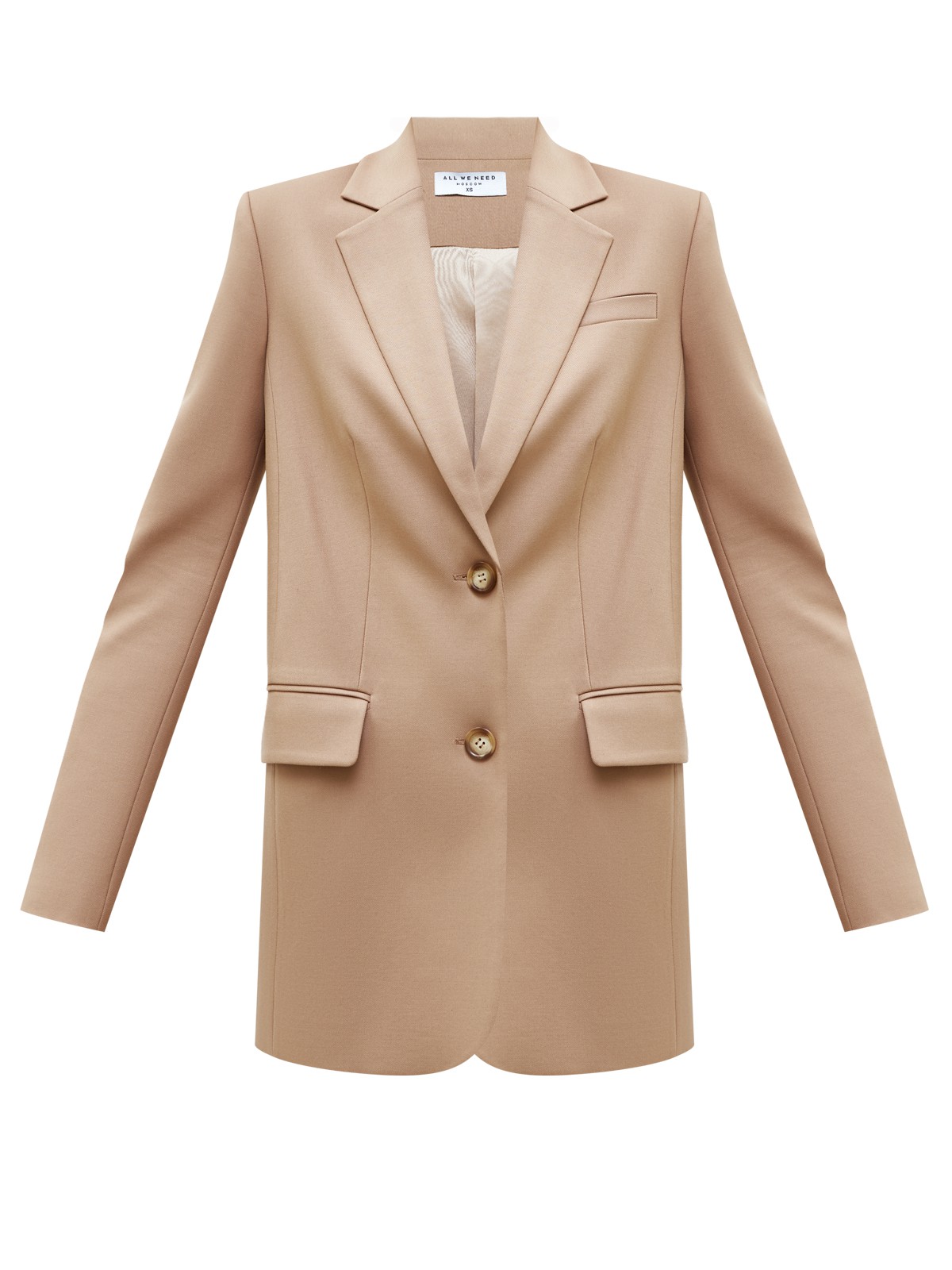 Однобортный жакет oversize, цвет: кэмел Allweneed
Однобортный жакет свободного кроя. Разрез на спине и застежка на две пуговицы. Два кармана с клапаном и один маленький прорезной карман. Ткань хорошо держит форму и долго сохраняет первоначальный цвет.Три базовых оттенка, которые будут актуальны всегда. Можно носить с брюками и юбками-гофре из нашей коллекции.
На модели размер XS/S