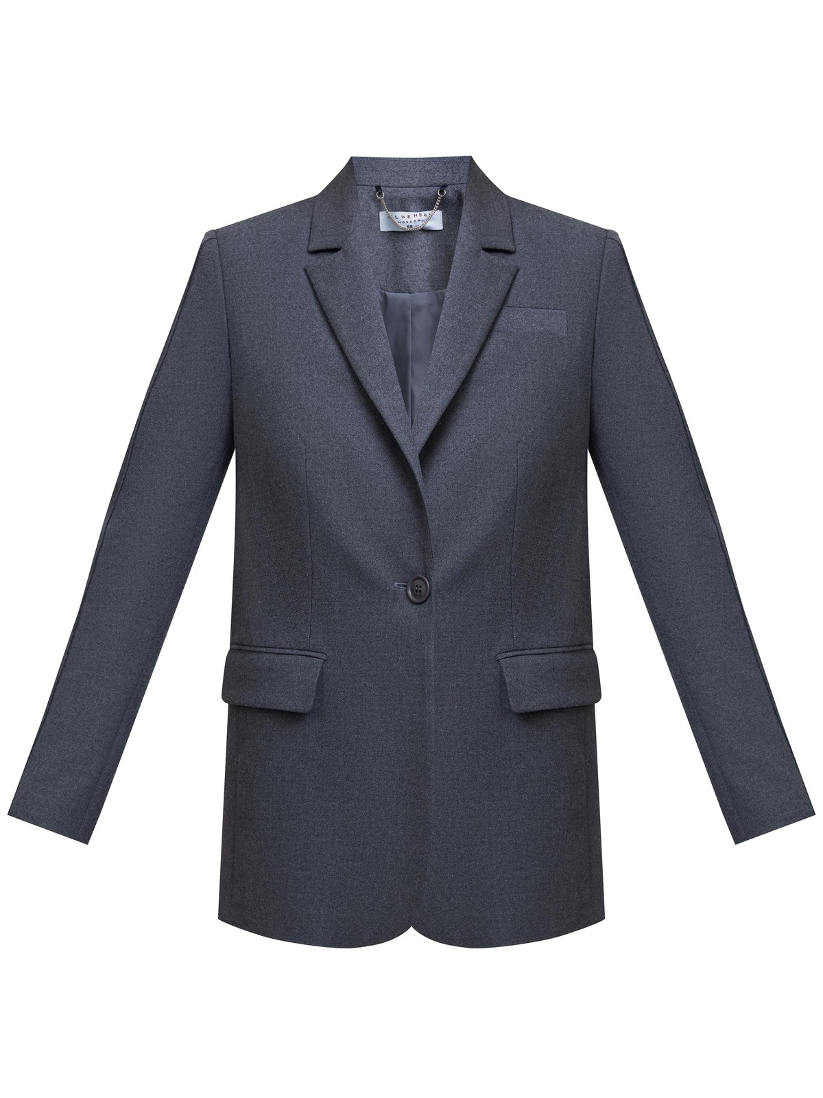 Однобортный жакет с кантиком, цвет: Темно-графитовый Allweneed
Однобортный прямой жакет модель, которая будет популярна во все времена. Костюмная ткань с мягким переплетением волокон. Слегка свободная посадка. Застежка на одну пуговицу, декоративный карман и два рабочих кармана с клапанами, чтобы убрать помаду или телефон. Шлица на спинке для комфорта в движении. Состав изделия отличается по цветам. Обратите внимание на наш весенний фаворит модель цвета лаванды. Носите с брюками из новой коллекции.
На модели размер XS