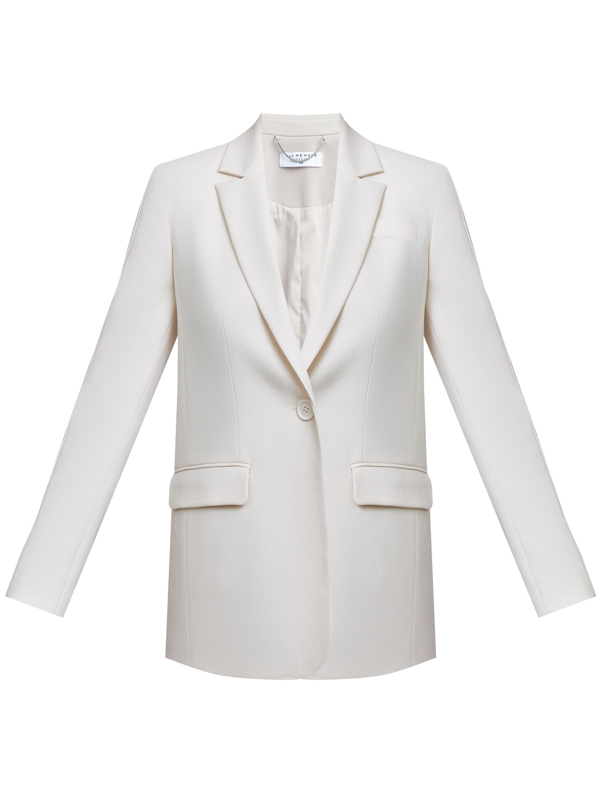 Однобортный жакет с кантиком, цвет: молочный Allweneed
Однобортный прямой жакет модель, которая будет популярна во все времена. Костюмная ткань с мягким переплетением волокон. Слегка свободная посадка. Застежка на одну пуговицу, декоративный карман и два рабочих кармана с клапанами, чтобы убрать помаду или телефон. Шлица на спинке для комфорта в движении. Состав изделия отличается по цветам. Обратите внимание на наш весенний фаворит модель цвета лаванды. Носите с брюками из новой коллекции.
На модели размер XS