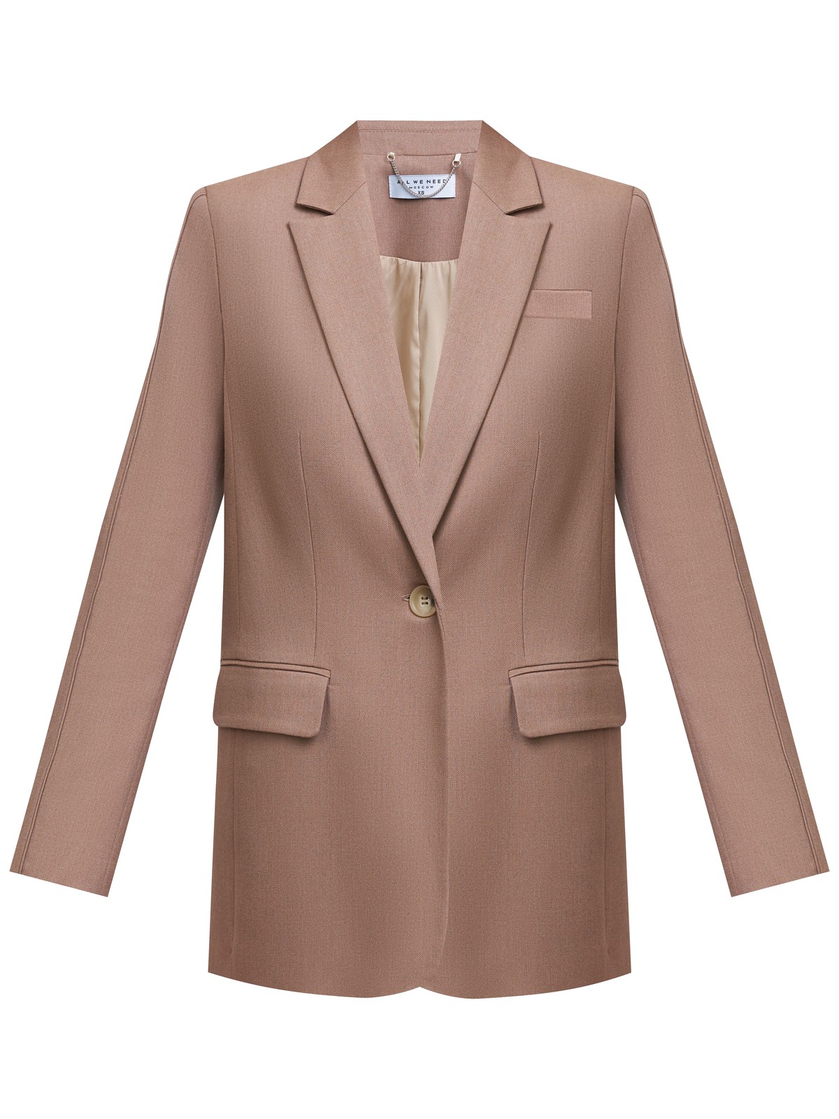 Однобортный жакет с кантиком, цвет: кэмел Allweneed
Однобортный прямой жакет модель, которая будет популярна во все времена. Костюмная ткань с мягким переплетением волокон. Слегка свободная посадка. Застежка на одну пуговицу, декоративный карман и два рабочих кармана с клапанами, чтобы убрать помаду или телефон. Шлица на спинке для комфорта в движении. Состав изделия отличается по цветам. Обратите внимание на наш весенний фаворит модель цвета лаванды. Носите с брюками из новой коллекции.
На модели размер XS