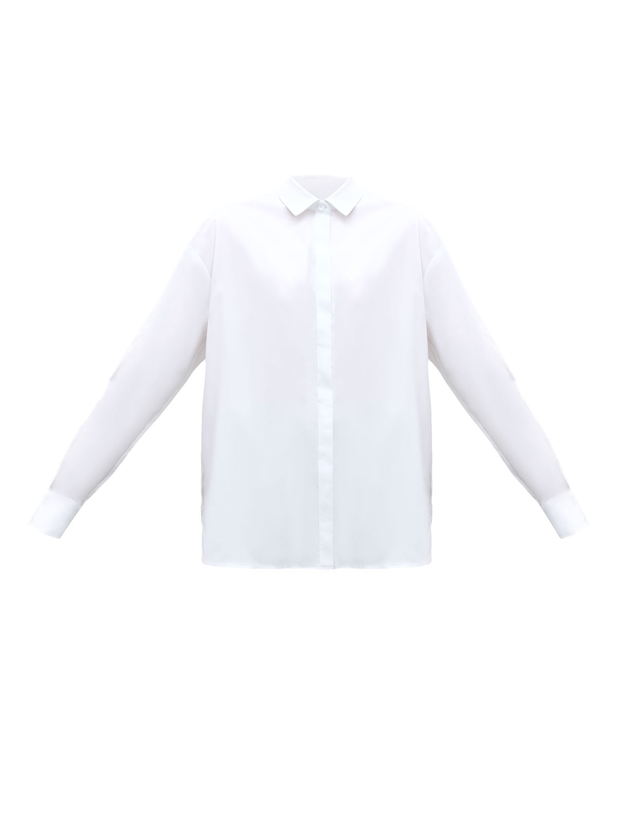 Рубашка oversize, цвет: белый Allweneed Рубашка oversize кроя с отложным воротником изастежкой на пуговицы. Длинные рукава с классическими манжетами. Слегка удлиненная спинка. Носите навыпуск или заправленной в контрастную юбку, шорты или брюки.
На модели размер XS/S