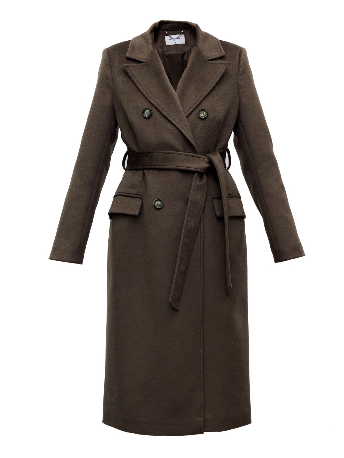Двубортное пальто с ремнем, цвет: хаки Allweneed Двубортное пальто в стиле мужского пиджака с глянцевым отливом премиальной шерсти влюбляет в себя с первого взгляда! Лаконичное, но эффектное, оно добавит лоск любому образу. Акцентные плечи и лацканы создадут уверенный силуэт, а пояс вокруг талии подчеркнет женственность. Несмотря на большое количество строгих элементов и классический покрой, пальто будет особенно интересно смотреться в образах с платьями, широкими брюками.
Температурный режим до +5 C.
На модели размер XS