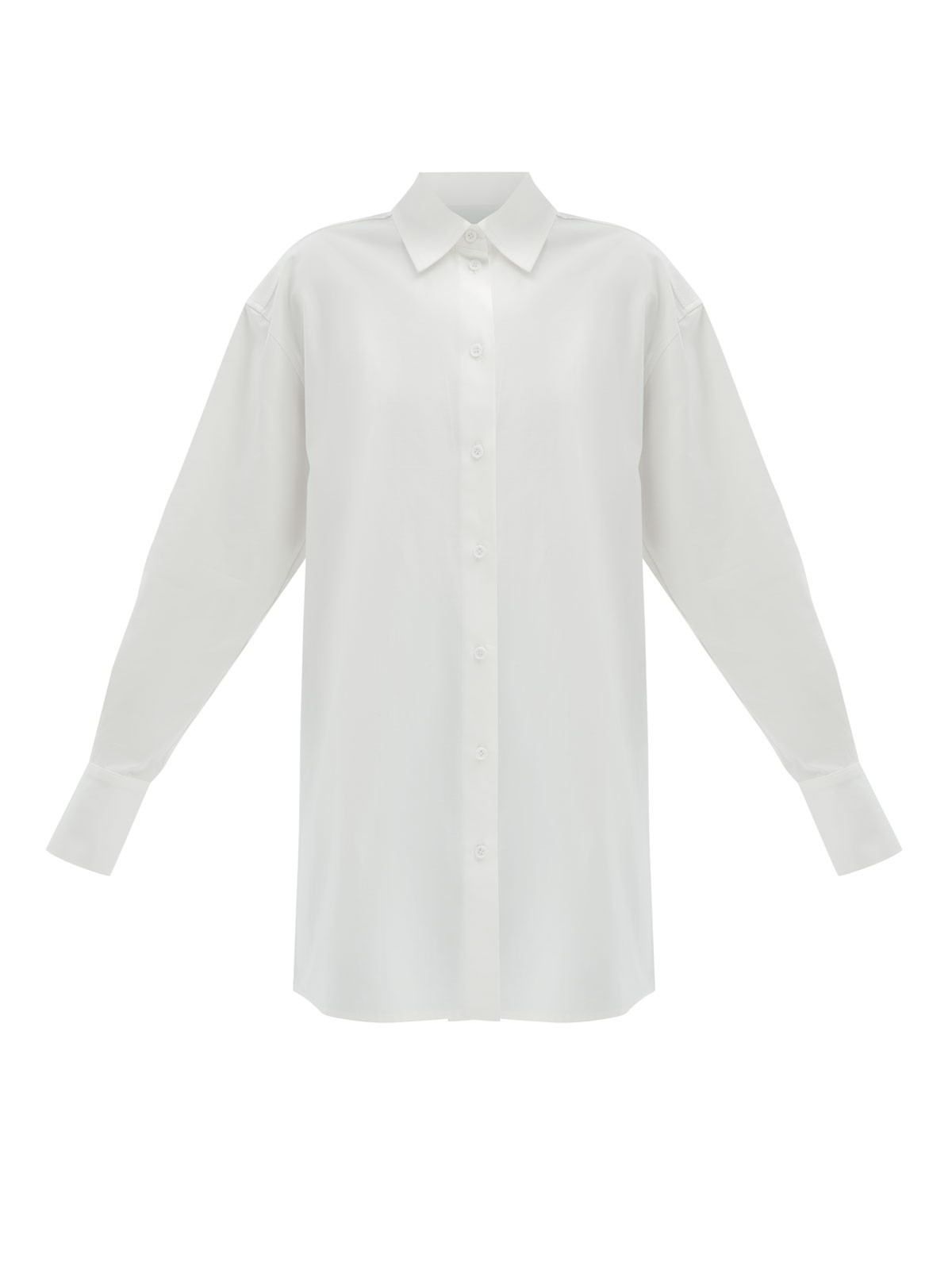 Рубашка удлинённая oversize, цвет: белый Allweneed
Рубашка oversize из плотного хлопка с добавлением лайкры. Ткань пластичная и долго сохраняет первоначальный вид. Застежка на пуговицы и кокетка на спине для идеальной посадки. Благодаря перепаду длины и разрезам в боковых швах можно носить навыпуск с легинсами и велосипедками. Удлиненную рубашку нам нравится надевать вместо легкого кардигана на сарафаны, топы и футболки. Сочетайте ее с изделиями из коллекции по настроению в любое время года.
На модели размер XS\S