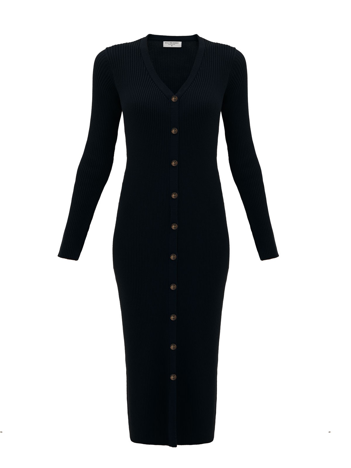 Вязаное платье-футляр, цвет: Черный Allweneed
Вязаное платье-футляр - идеальный компромисс между комфортом и классическим стилем. Мидидлина и тонкий рубчик вытянут фигуру, а мягкий трикотаж подарит ощущение тепла и уюта. дополните образ босоножками или ботильонами и сумкой хобо.
На модели размер XS