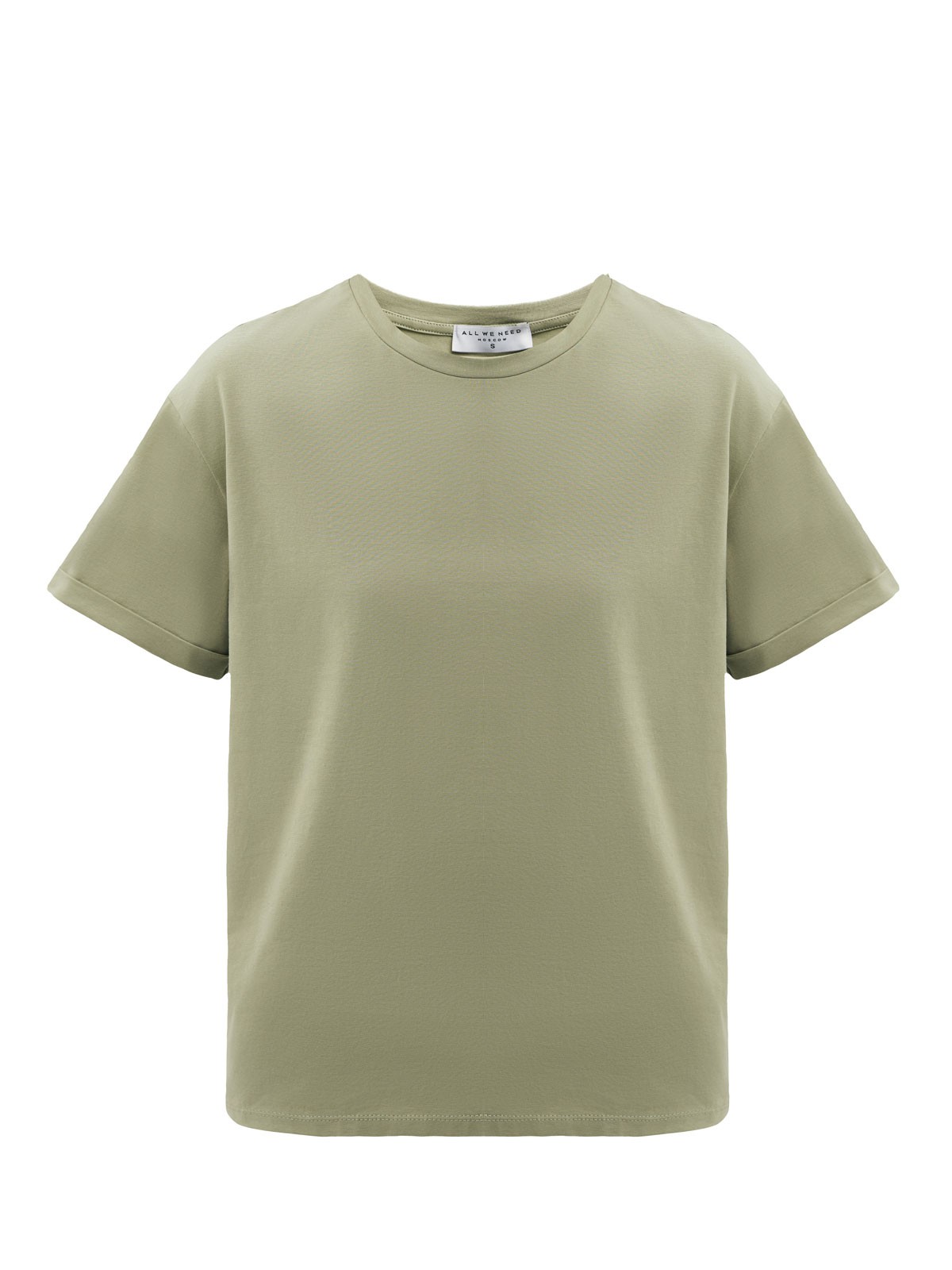 Футболка свободного кроя из слегка тянущегося хлопкового материала. В новой коллекции мы выпустили футболки в новыхбазовых, пастельных и приглушенных цветах.

На модели размер M