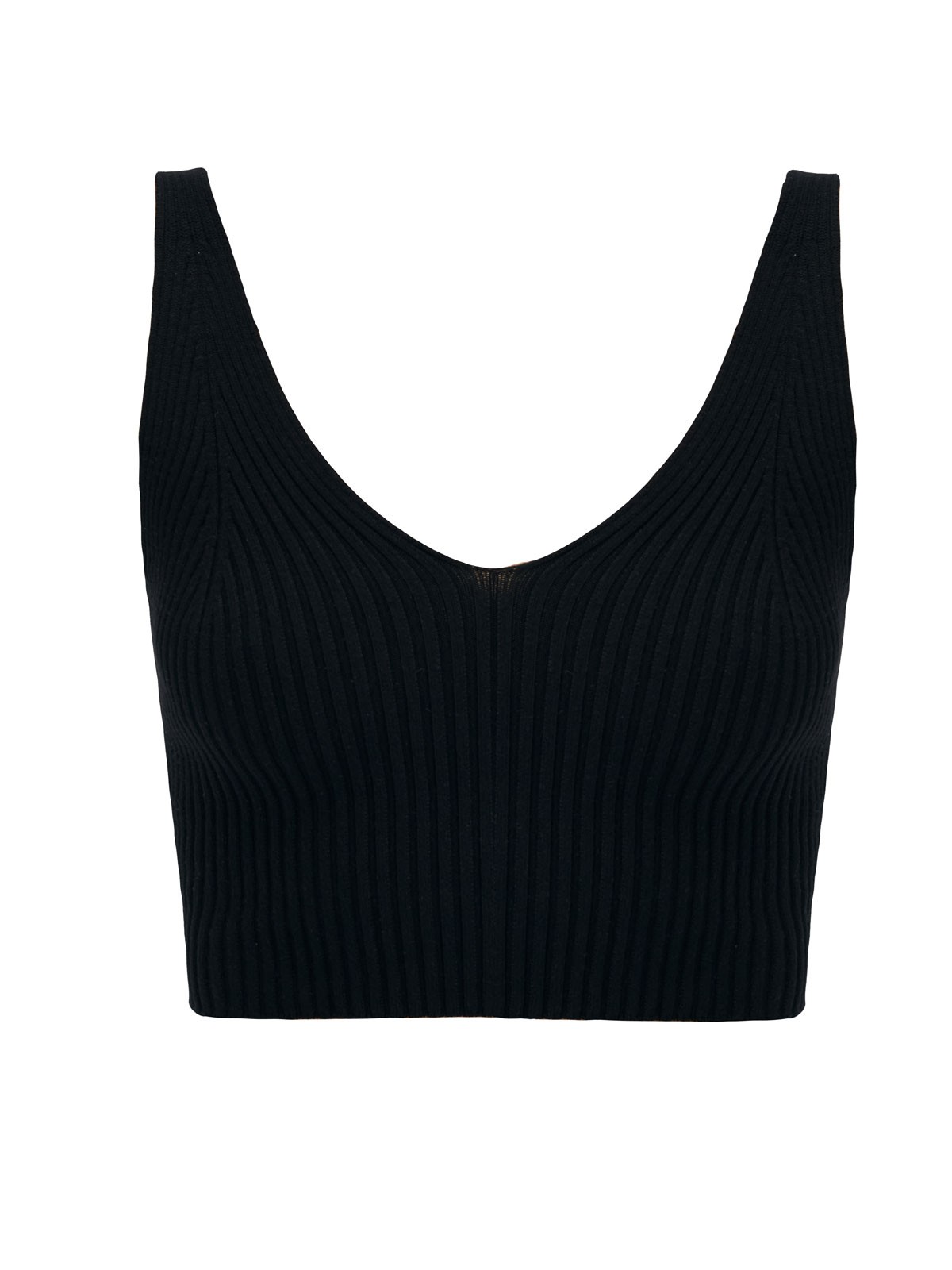 Вязаный топ на тонких бретелях, цвет: Черный Allweneed
Топ из плотного трикотажа в рубчик. Мы изготовили модель из гладких нитей вискозы, поэтому ткань очень приятна на ощупь. Красивая зона декольте. Носите с джинсами и юбками на высокой посадке в любое время года.
На модели размер XS