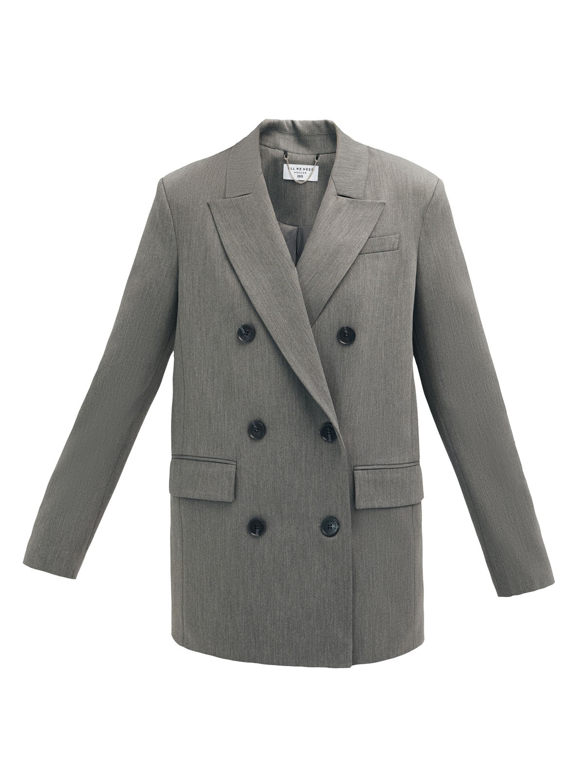 Двубортный прямой удлинённый жакет, цвет: серый Allweneed
Жакет двубортный oversize. Четыре рабочих пуговицы и две декоративных. Лацканы, воротник и классическая линия плеч. Два рабочих кармана с клапанами, один декоративный с листочкой. Посадка свободная, поэтому модель будет смотреться хорошо на любой фигуре. Мы рекомендуем обратить внимание на шорты-бермуды из новой коллекции и носить комплектом с жакетом.
На модели размер XS/S